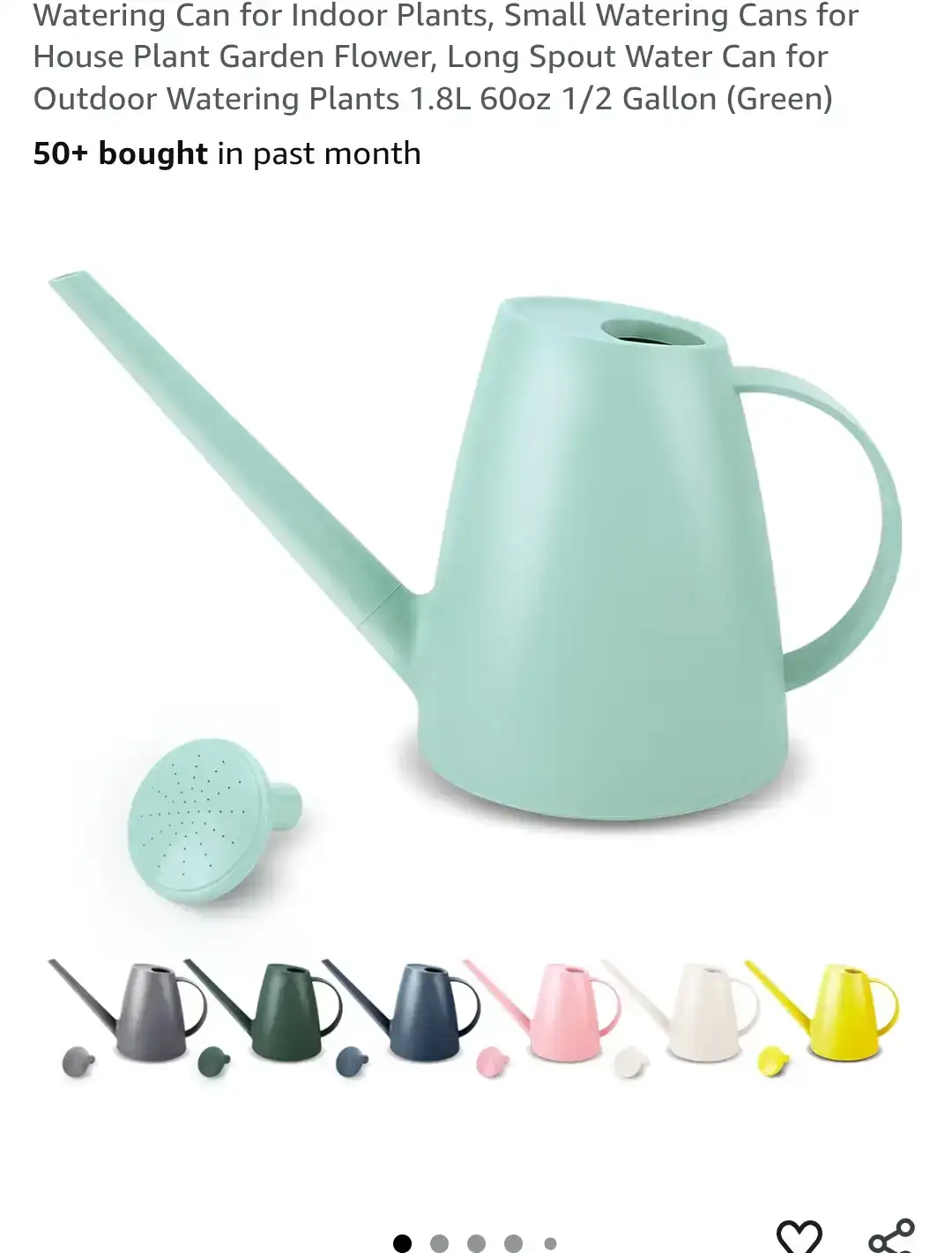 Green Watering Can 1.8L