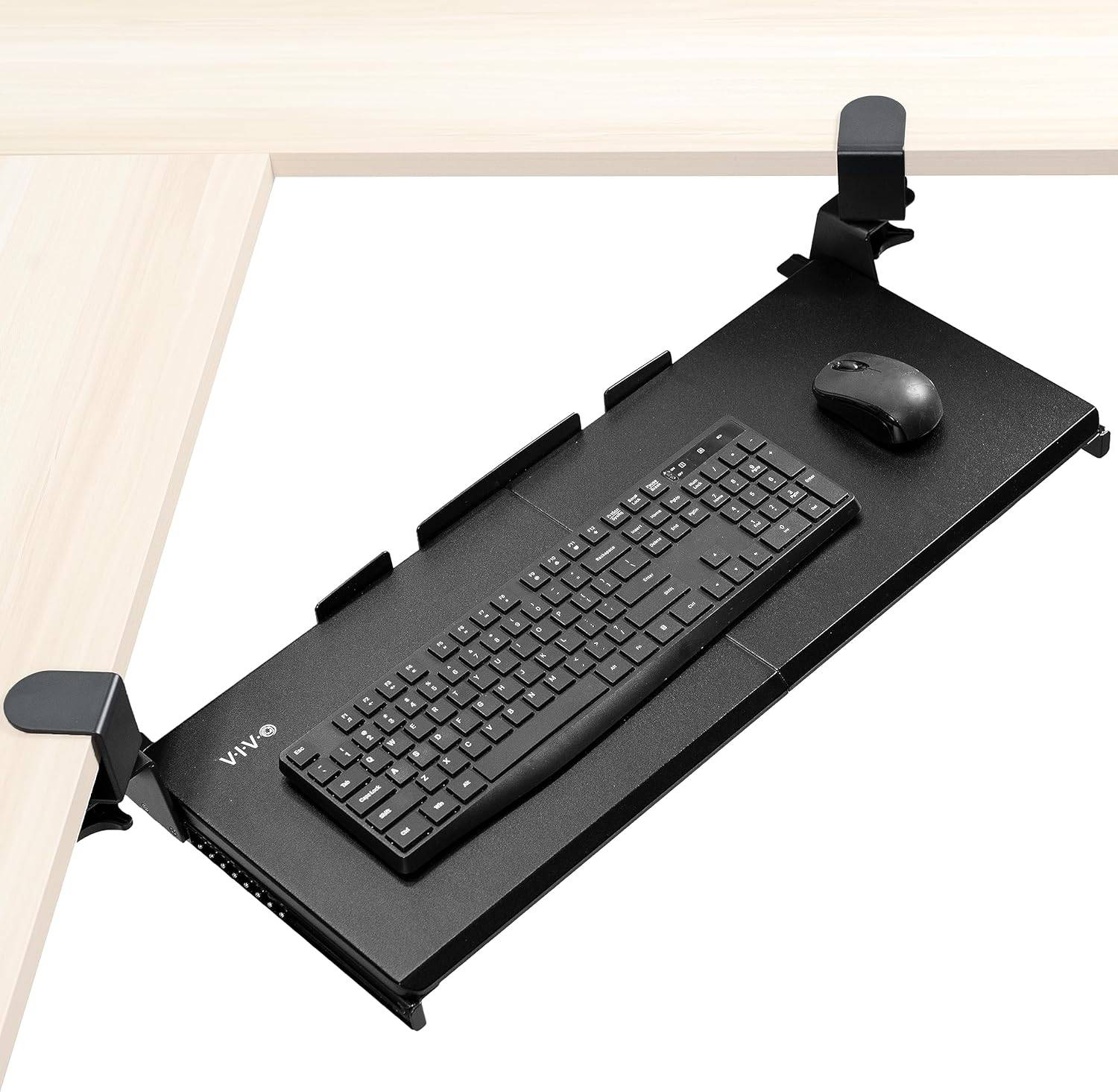 New VIVO Clamp-on Computer Keyboard & Mouse tray Fits Corners - photo 5