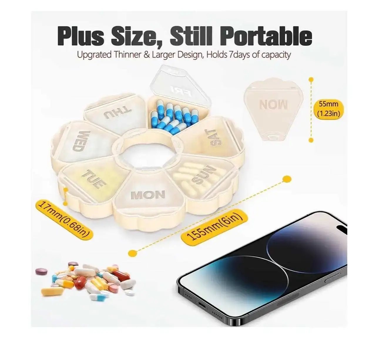 7 Day Pill Organizer Box - photo 3