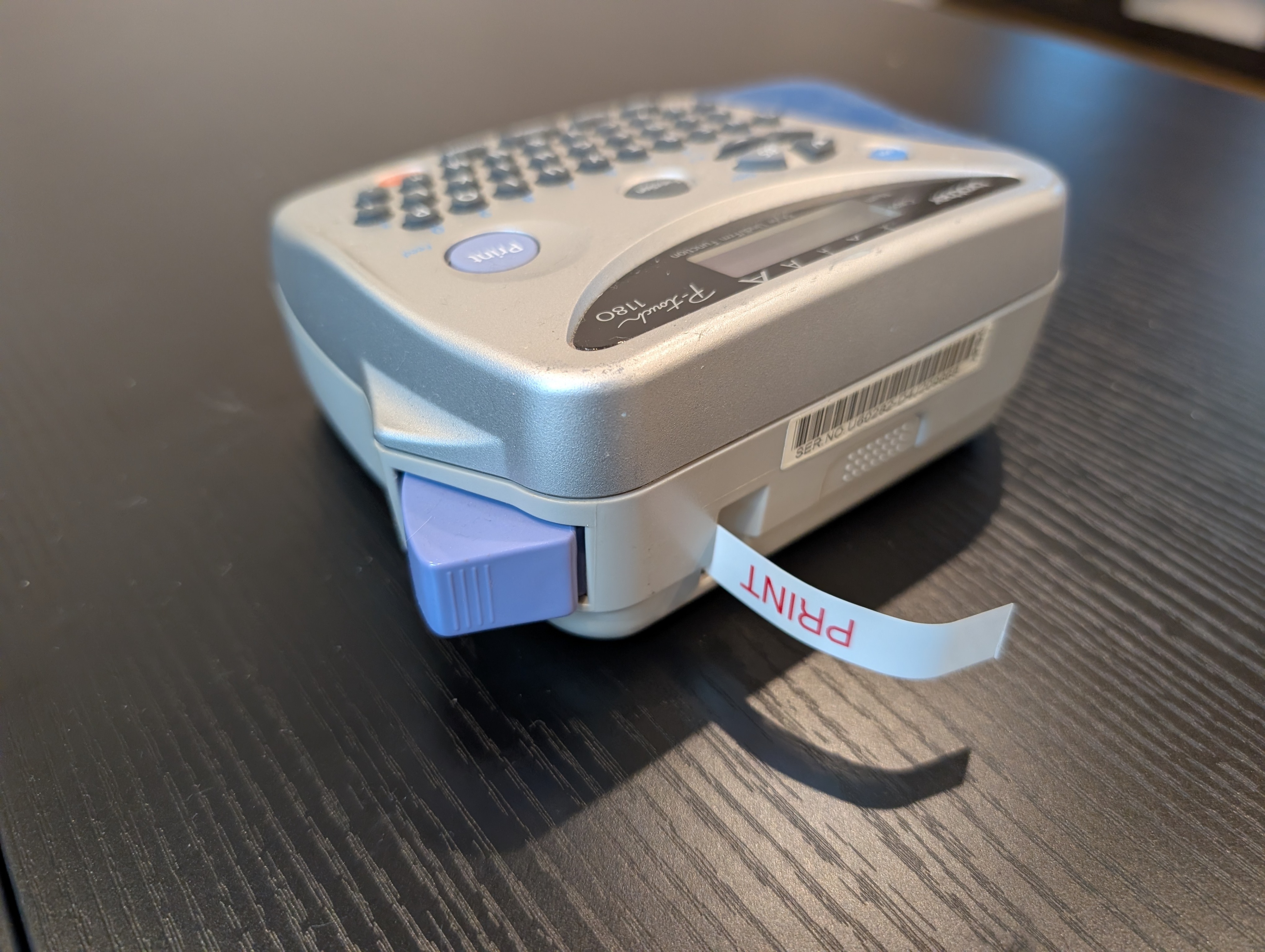 Brother P-touch 1180 label maker w/tape - photo 2
