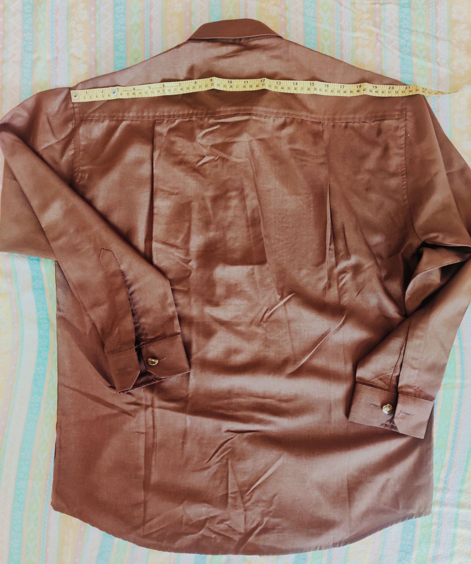 Vintage Brown Embroidered Shirt 👕✨ - photo 5