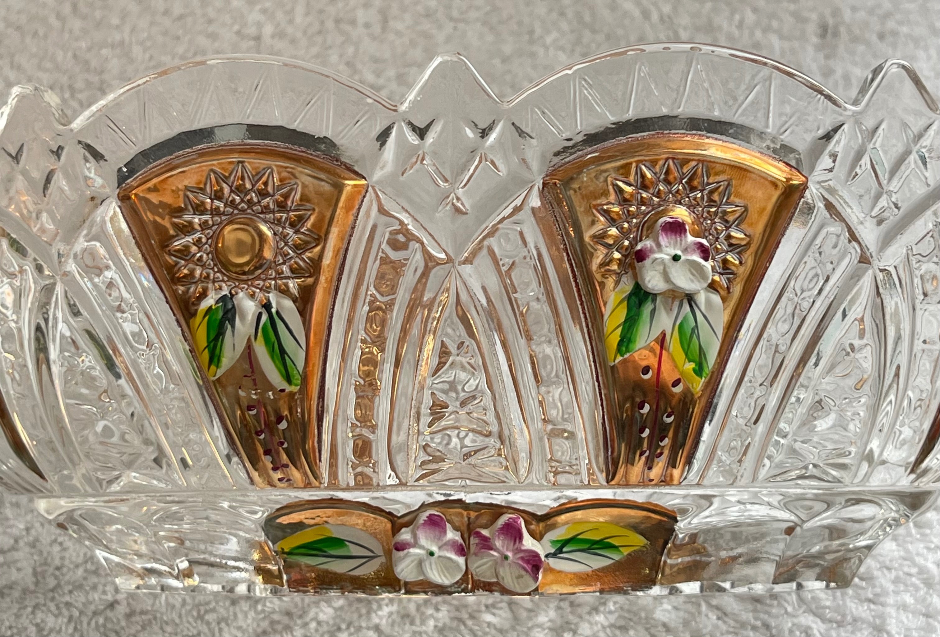 Master 10.5" Bohemia Lead Crystal Bowl — Hand-Cut - photo 4