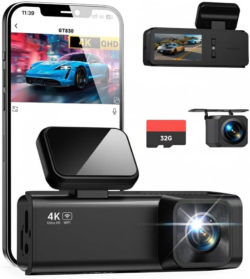 Dash Cam Front and Rear Camera, 4K+1080P - OPEN NEW BOX - photo 3