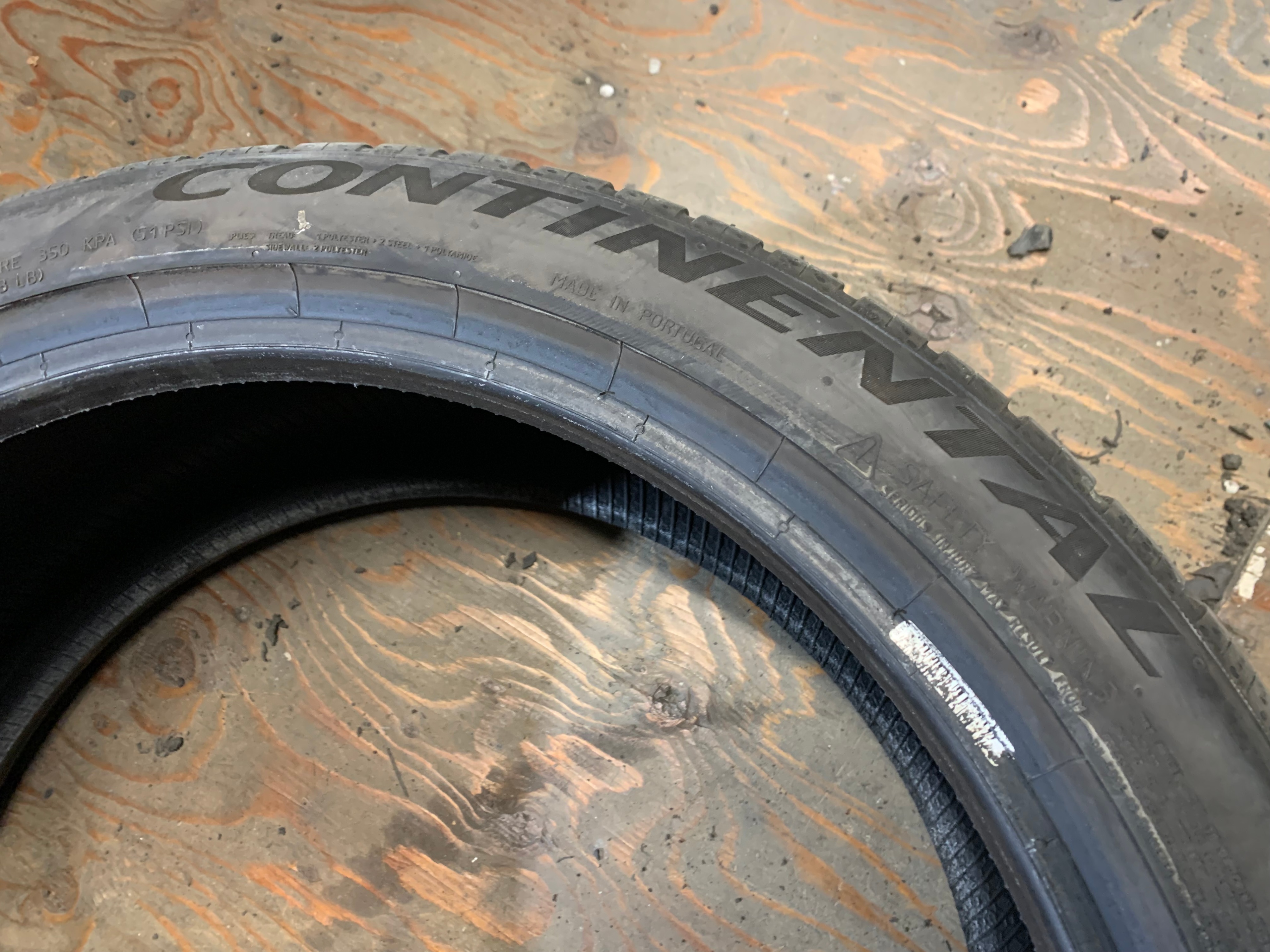1 X single 225/40/19 Conti extreme contact DWS 06+ w 80% tread - photo 5