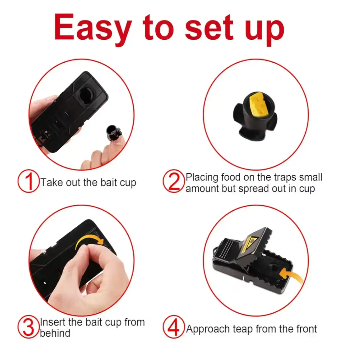Reusable Mouse Trap Black - photo 5