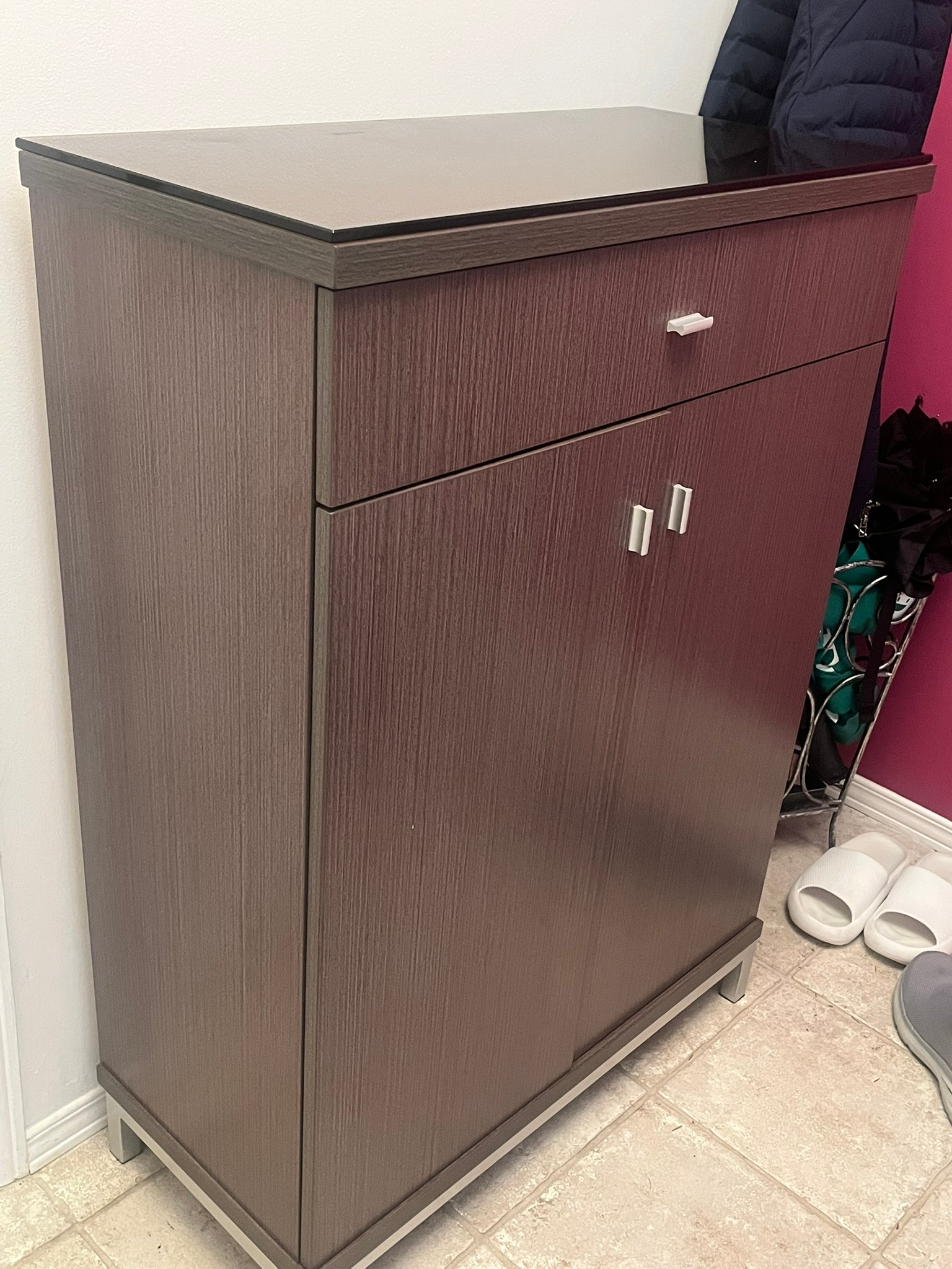 Entryway Cabinet with  Drawer and Double Doors