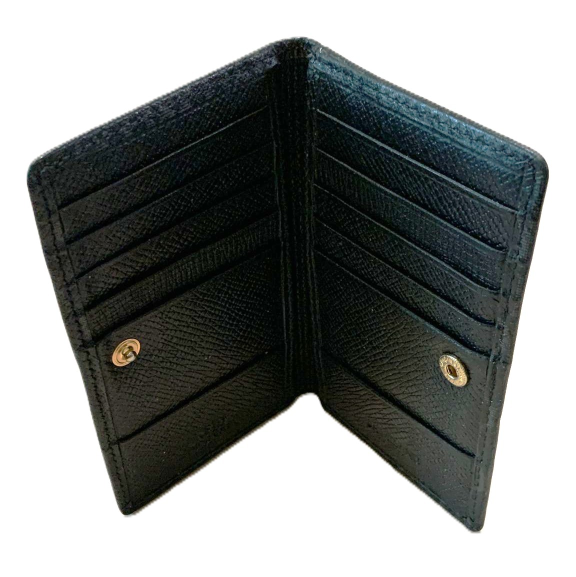 DA MILANO Saffiano Leather Slim RFID Card Holder - Like New - photo 2