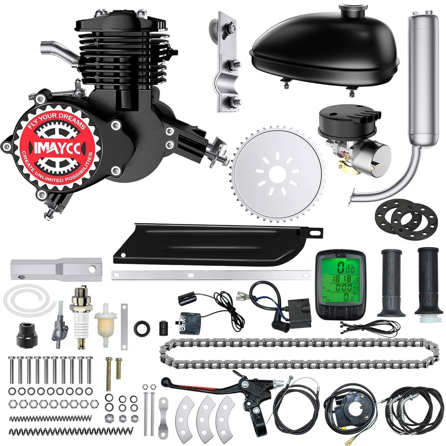 80 CC 2 Stroke 26-28" Gasoline Bicycle Conversion Kit-BRAND NEW - photo 2