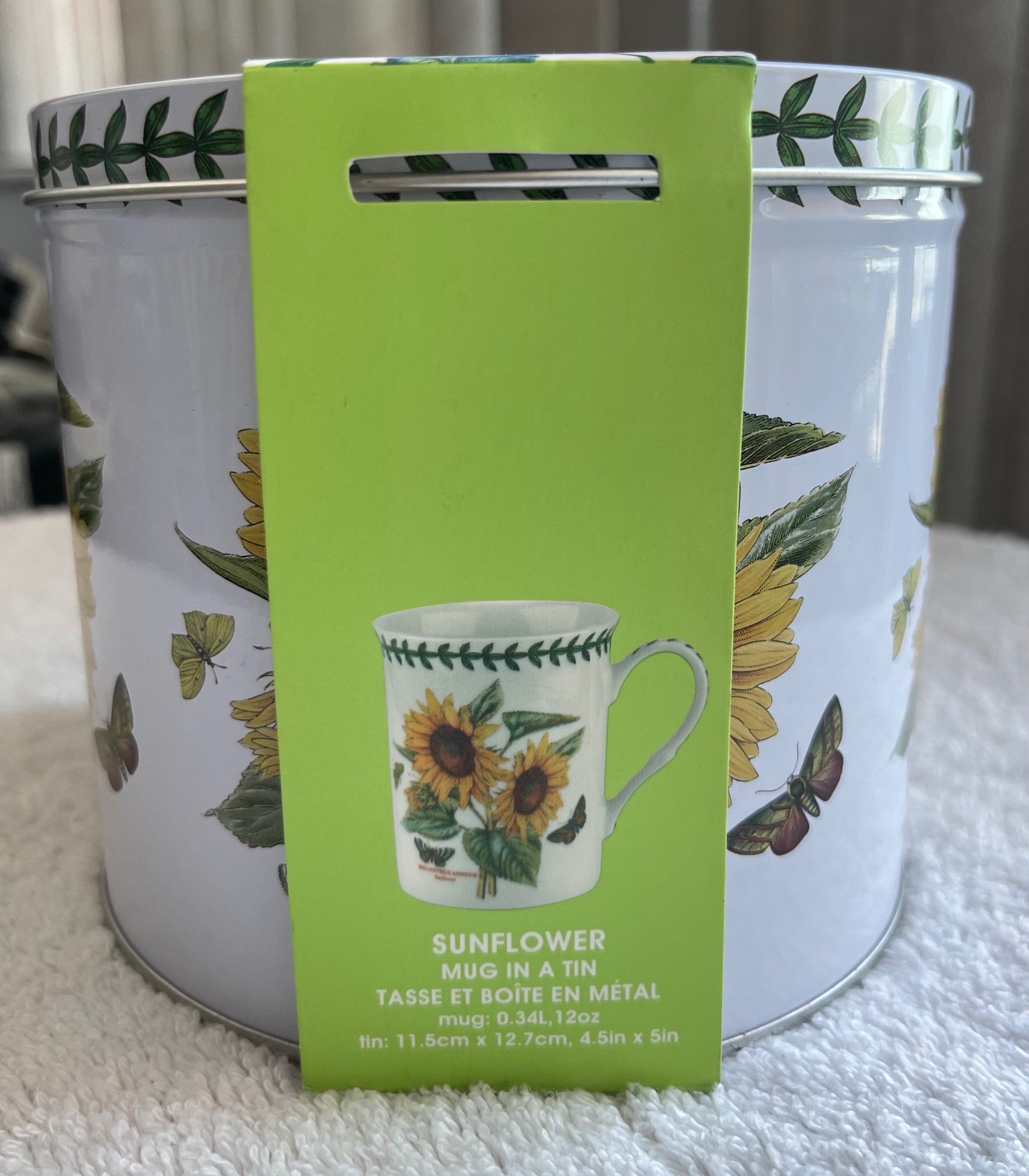 NIB Portmeirion Sunflower Mug & Tin - Great Gift! - photo 4
