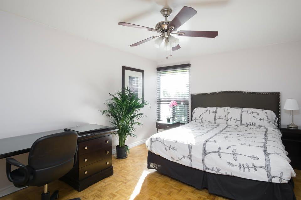 Two great large rooms fully furnished available May first.