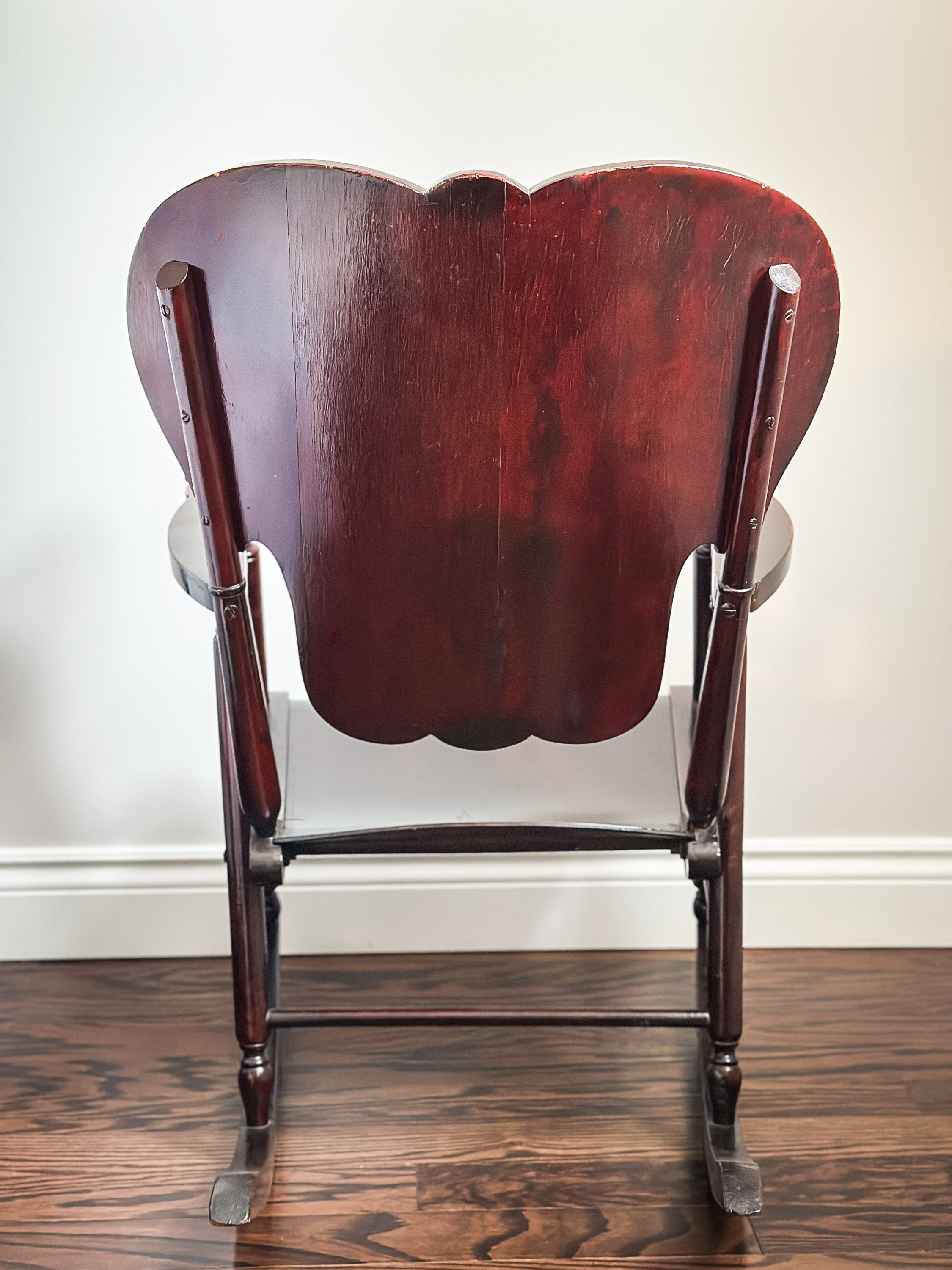 Antique Wooden Rocking Chair - photo 4