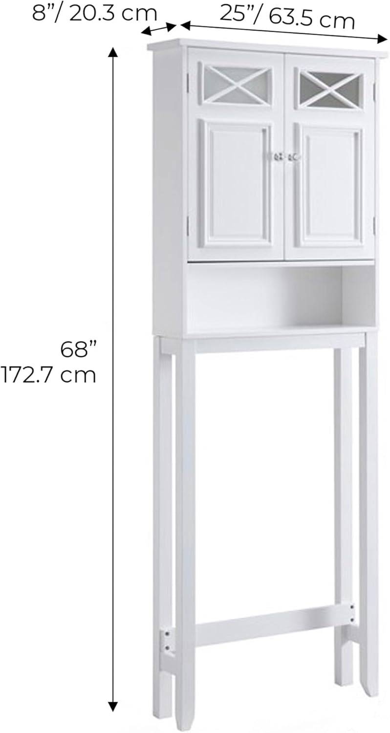 White Over-the-Toilet Storage Cabinet - New in box - photo 2