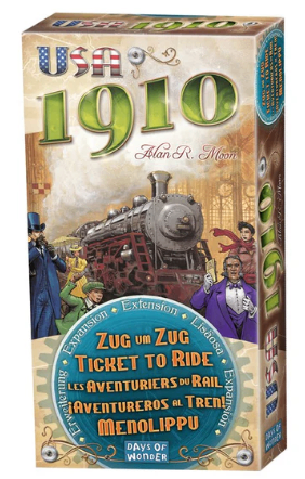 Ticket to Ride USA 1910 expansion game