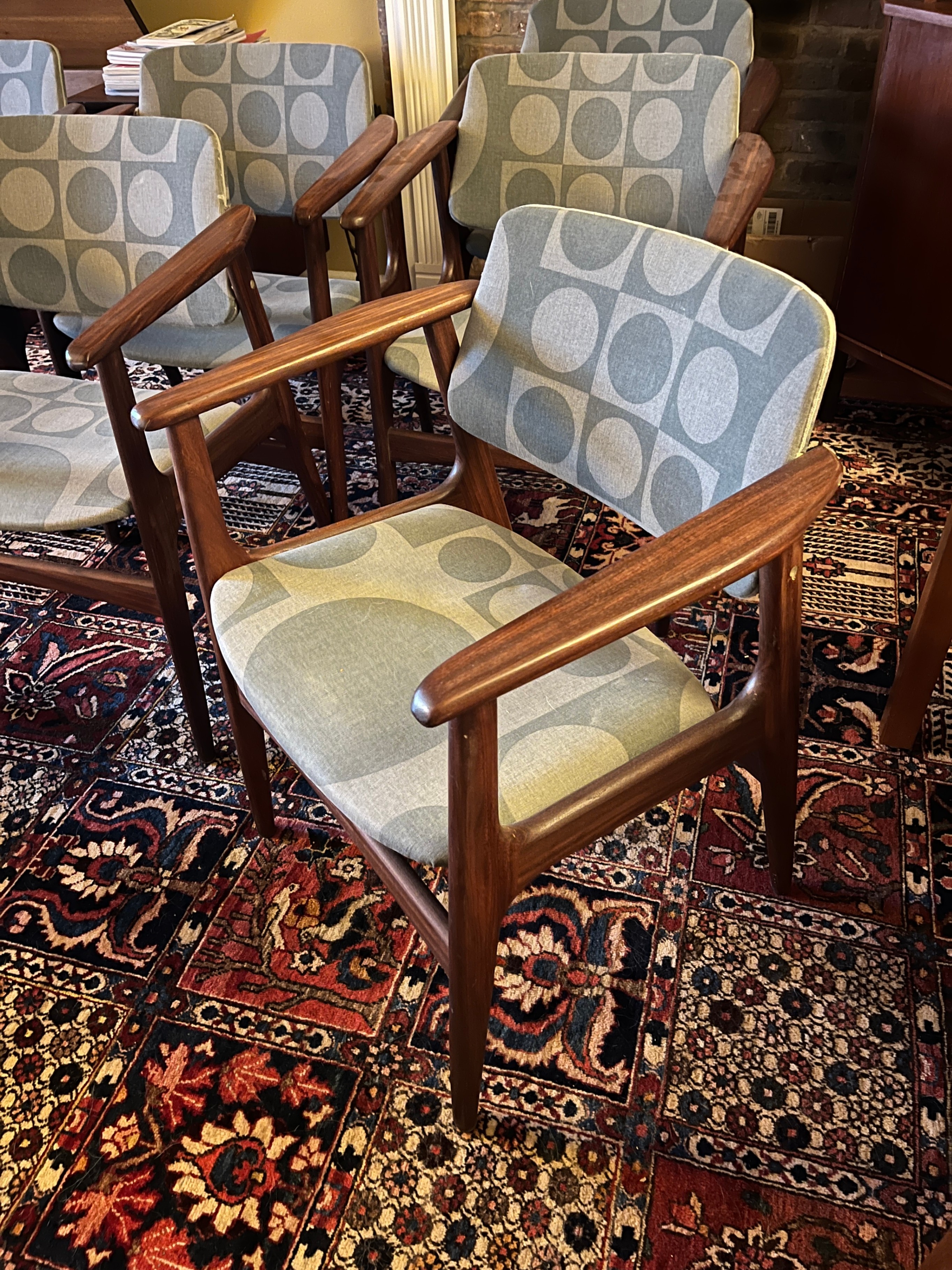 6 Mid Century Danish Dining Chairs - photo 3