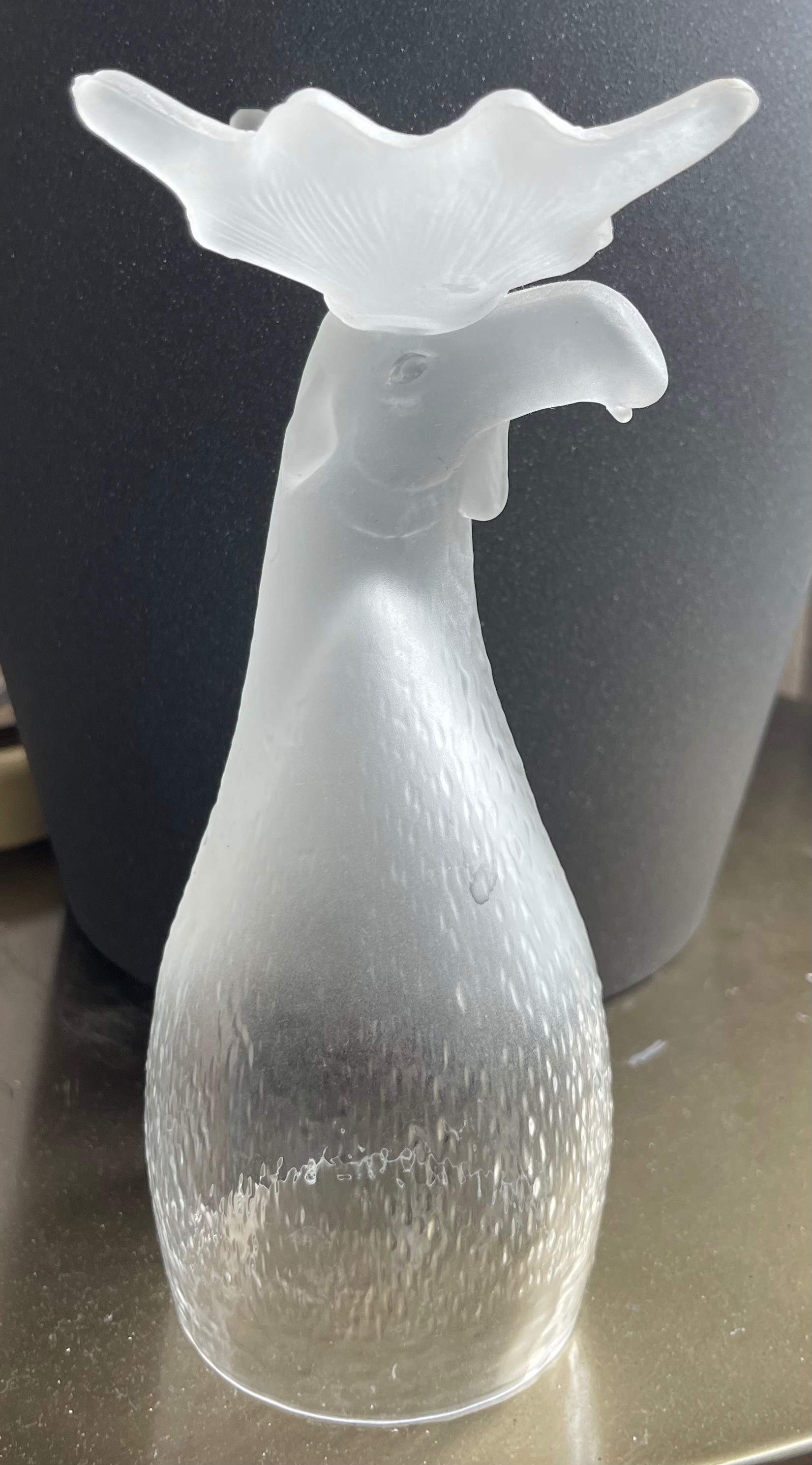 Swedish "Secret Moose" 2-in-1 Art Glass / Figurine - 8" - photo 2
