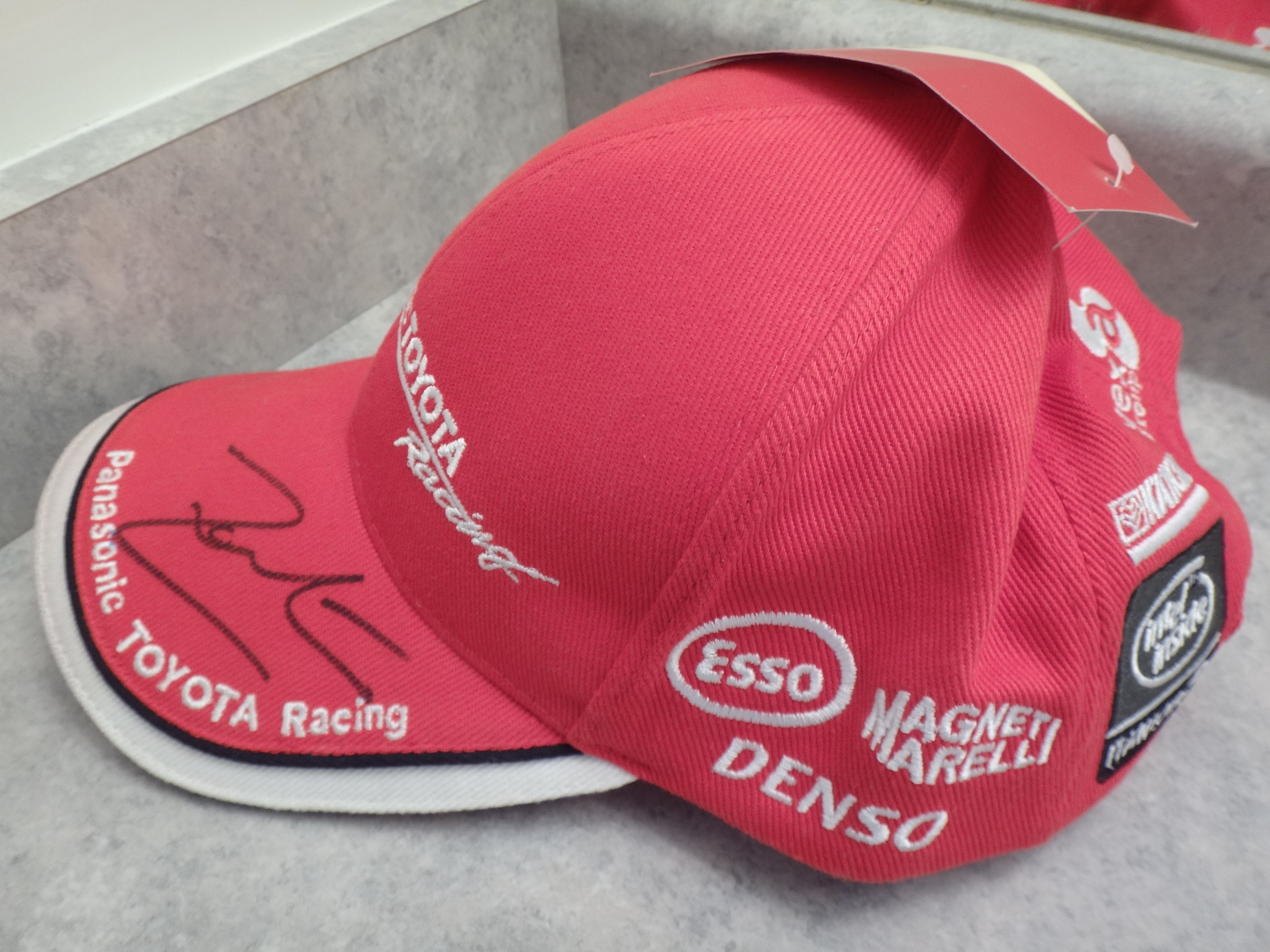✅🆕Panasonic TOYOTA Racing Ricardo Zonta Signed Baseball Hat NEW - photo 3
