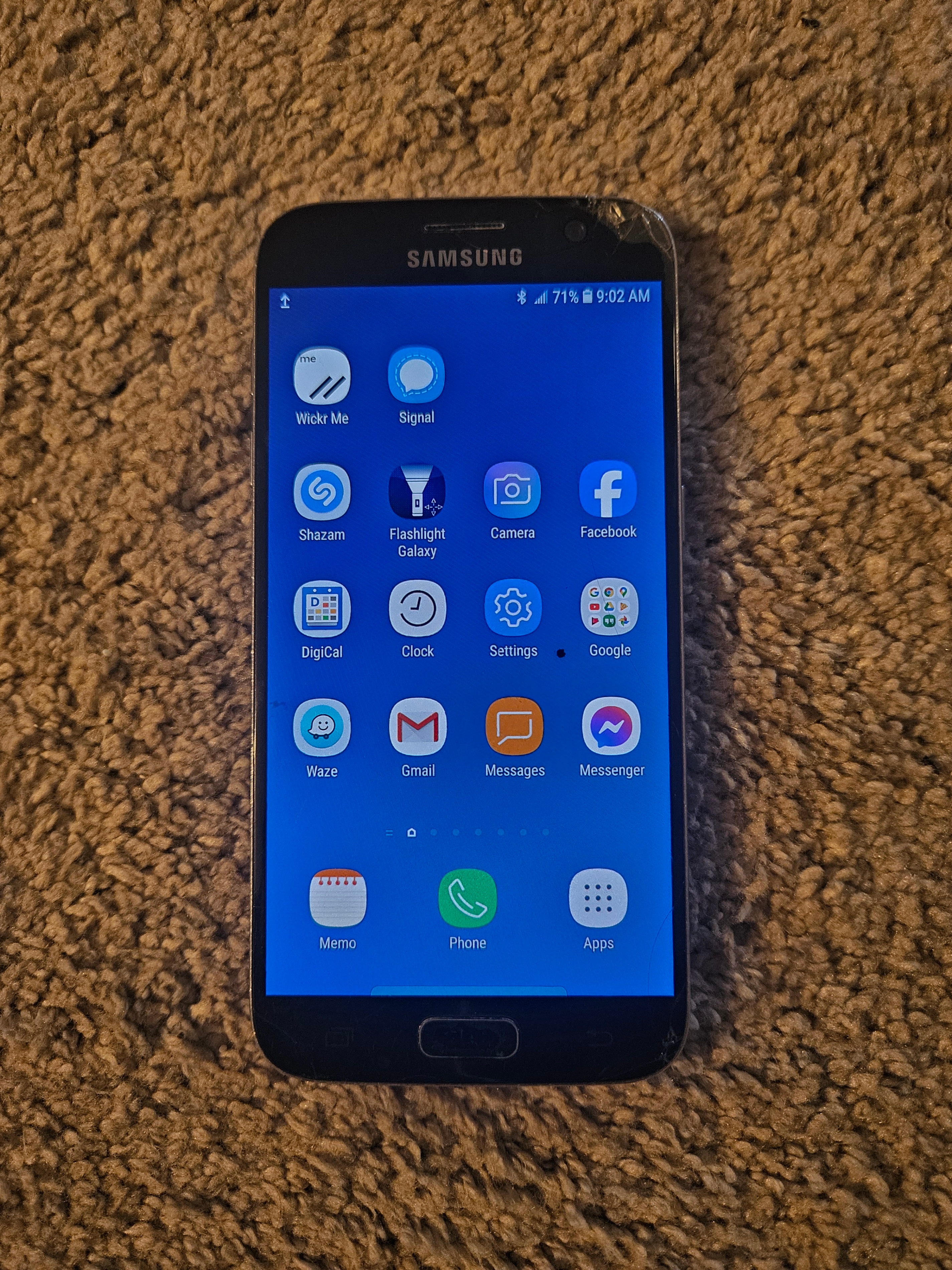 Samsung Galaxy S7, 32GB, MicroSD Card Slot, Black, Unlocked!