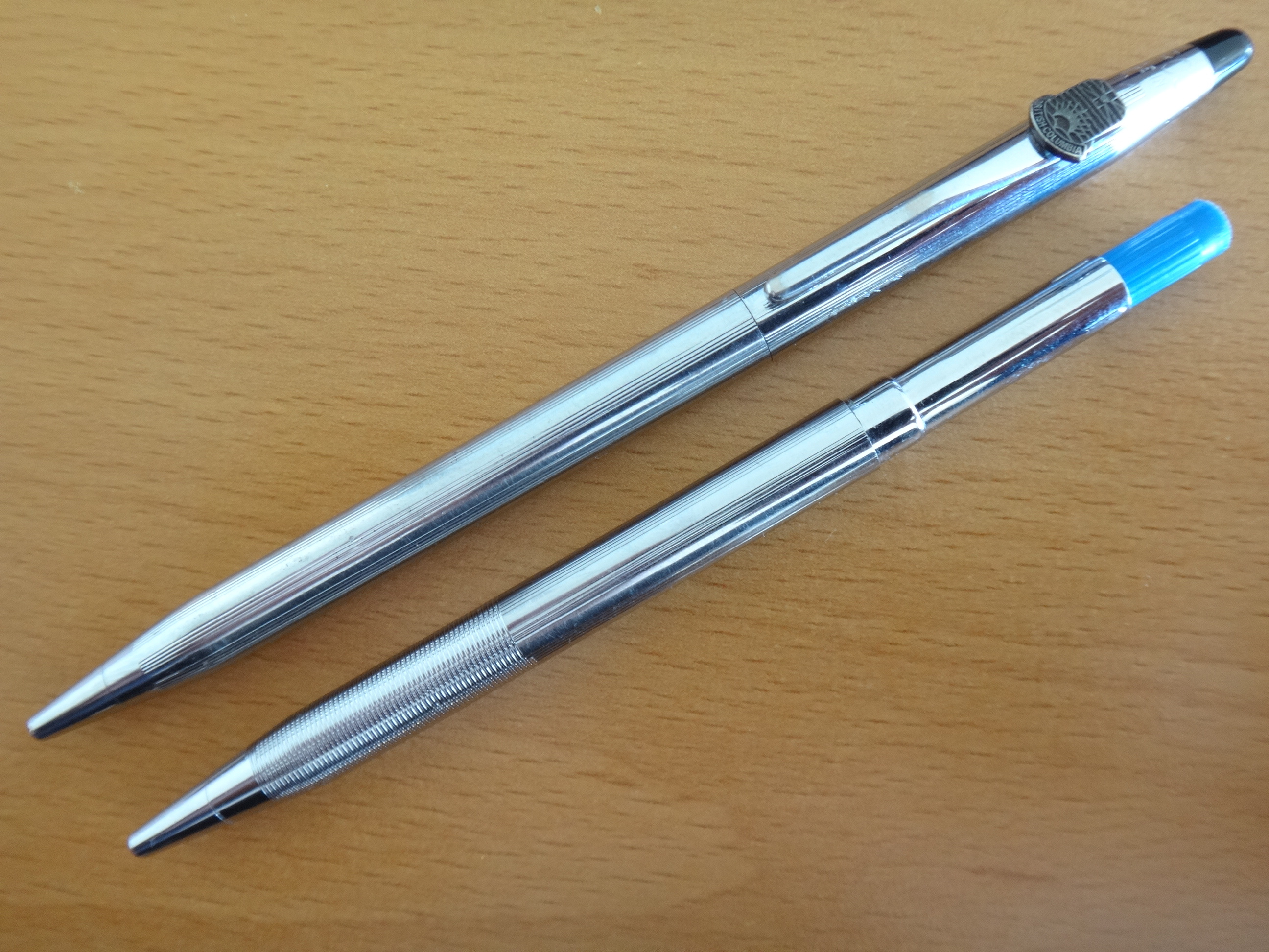 ✅♻️BC British Columbia Shield Logo Cross Chrome Ballpoint Pen - photo 4