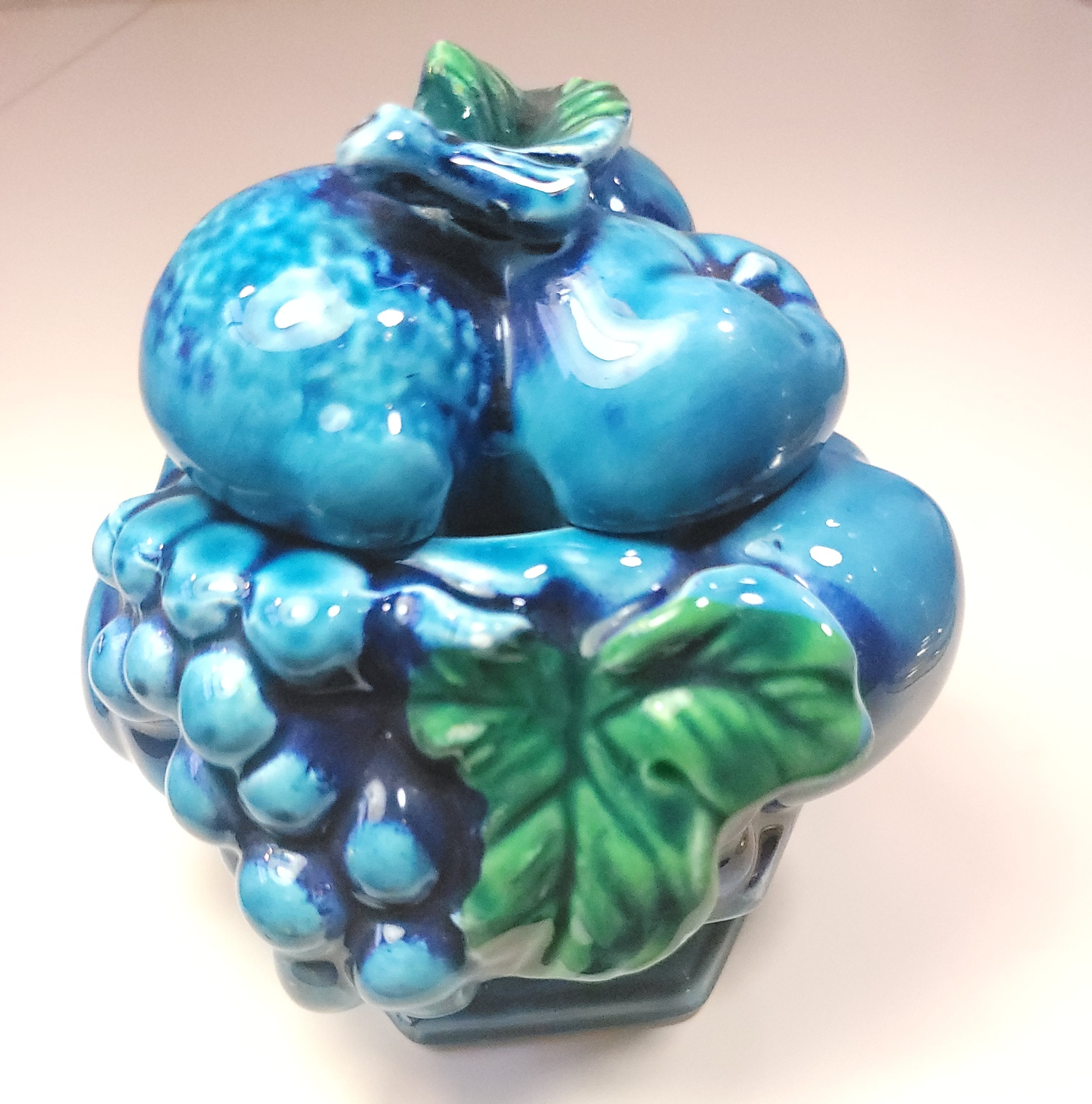 Inarco Japan 1968 "Mood Indigo" Lidded Fruit Jar E-2372 - photo 2