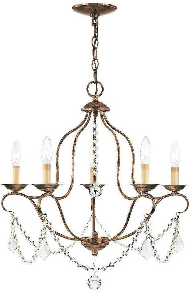 5-Light Chandelier with Crystal Accents - photo 5