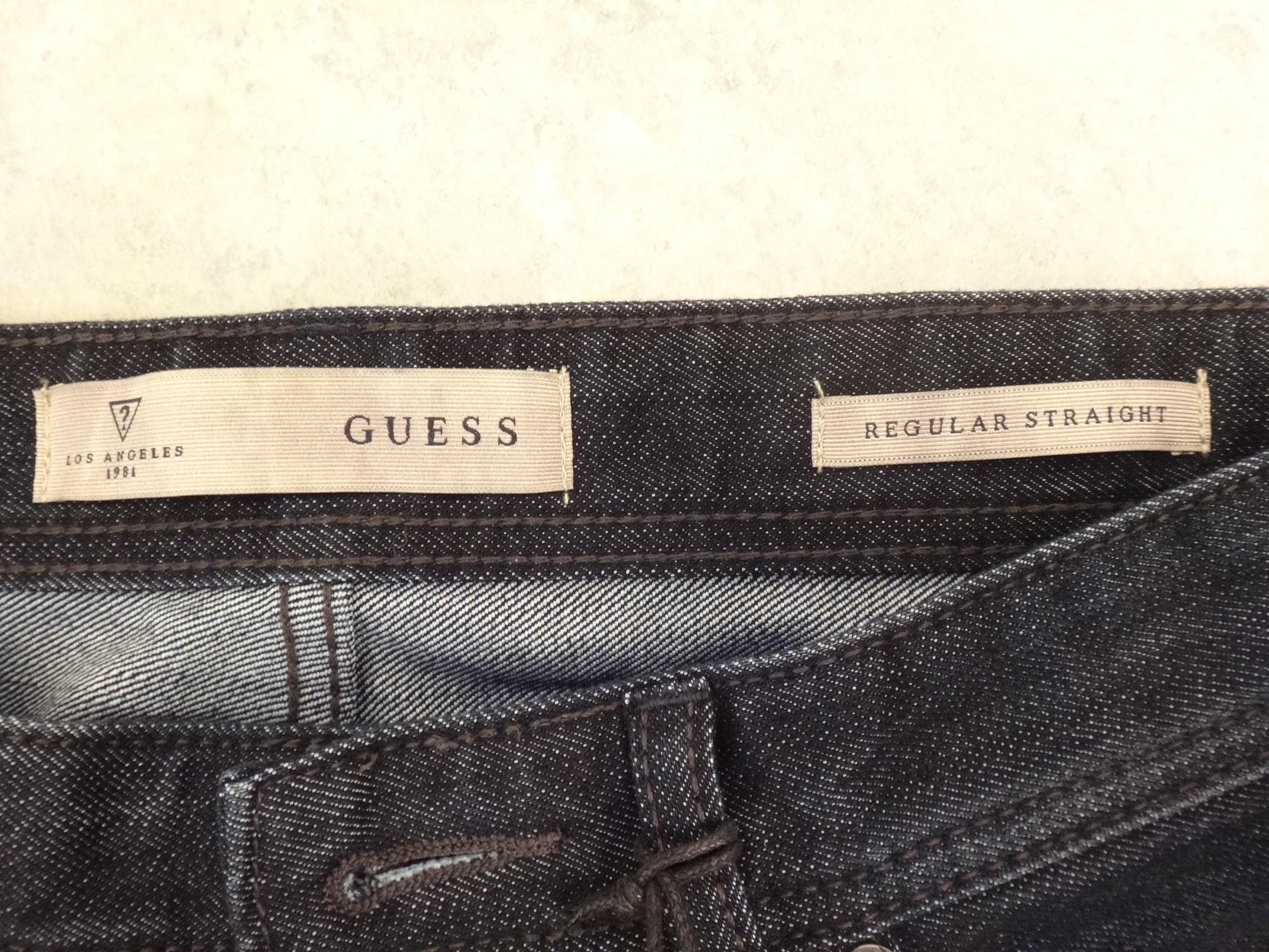 ✅🆕G U E S S Men's 30W x 32L Straight Fit Dark Wash Jeans NEW - photo 5