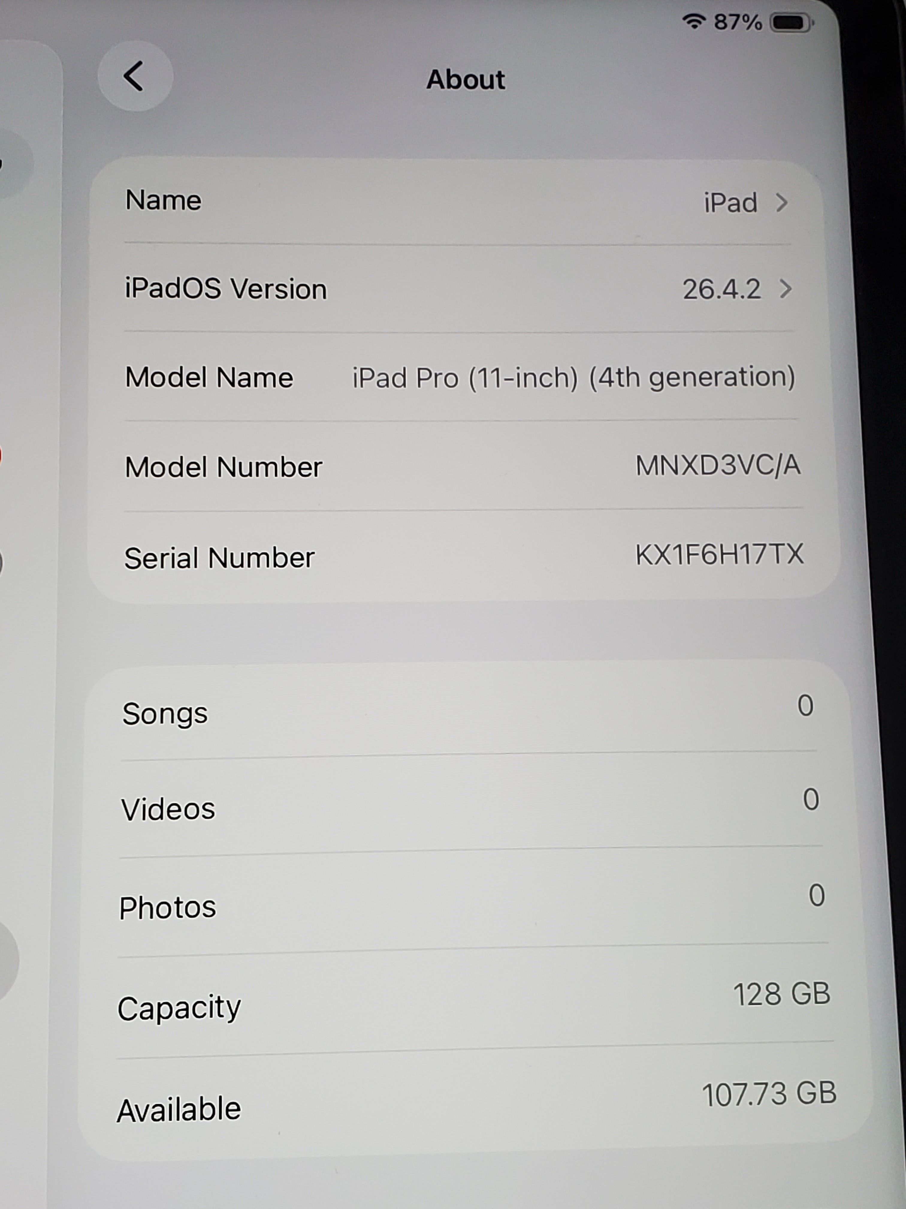 11" Apple iPad Pro w/ box (M2, 128GB, Wi-Fi) - photo 4