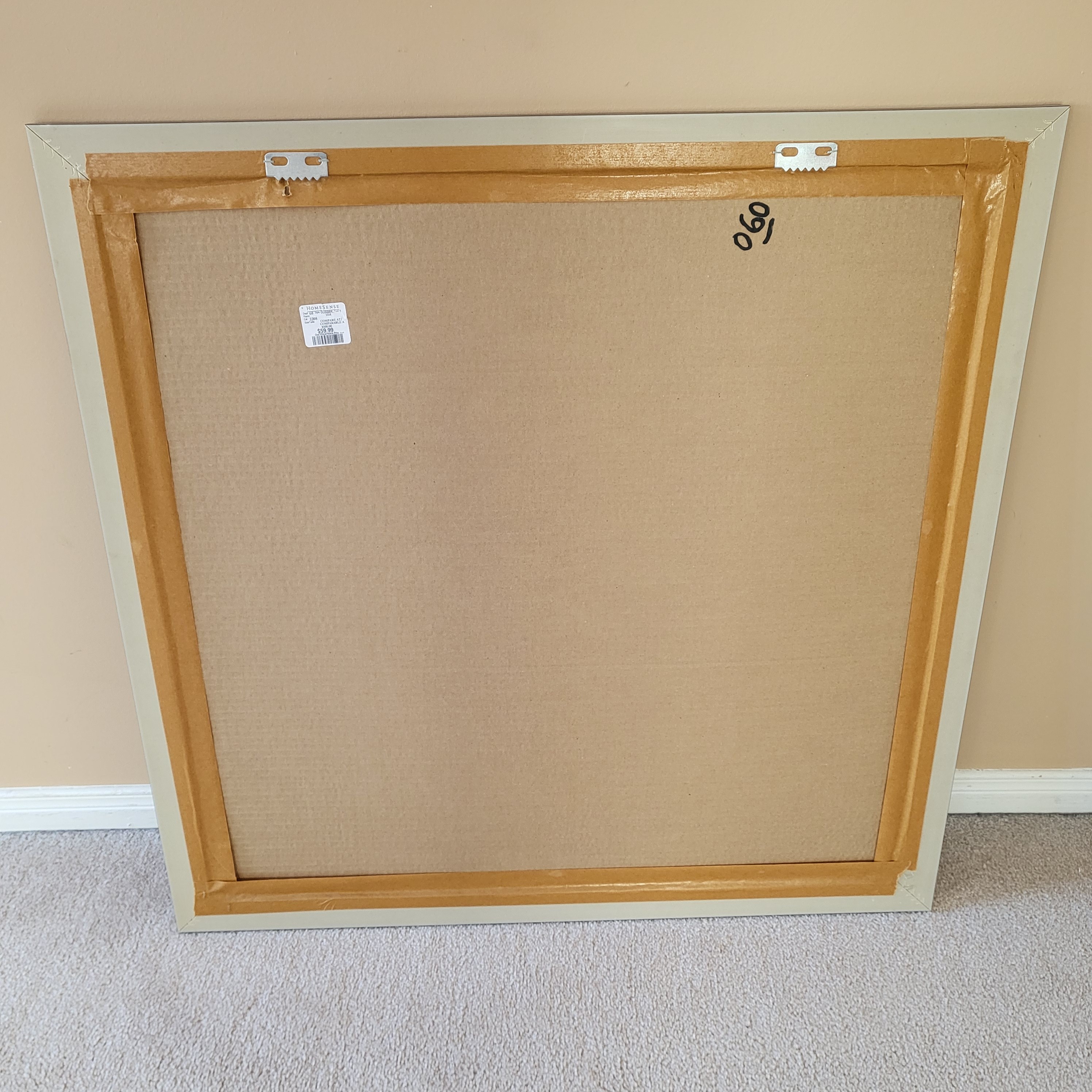 Great Condition 2 Large Pastel Flower Canvases - South Ajax - photo 3
