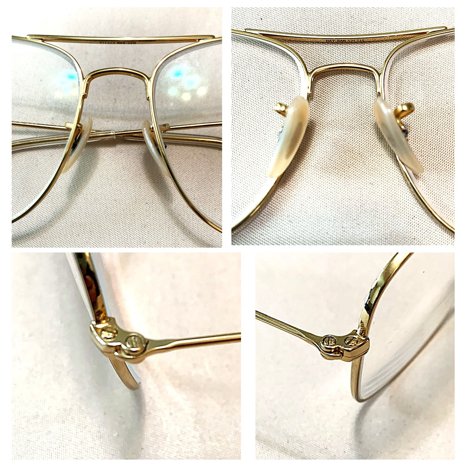 Ray-Ban RB 6498 Gold Aviator Eyeglasses 57/15 - photo 4