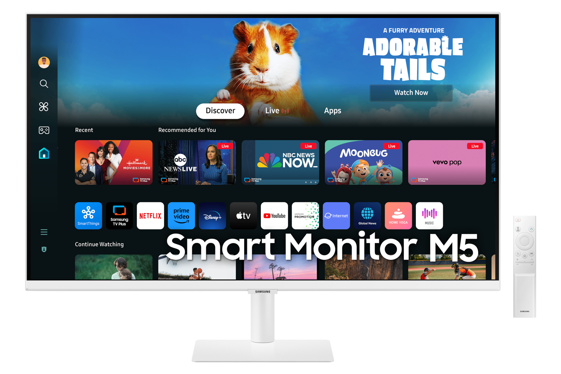 32" Smart Monitor M5 (M50D) FHD with Streaming TV and Speakers