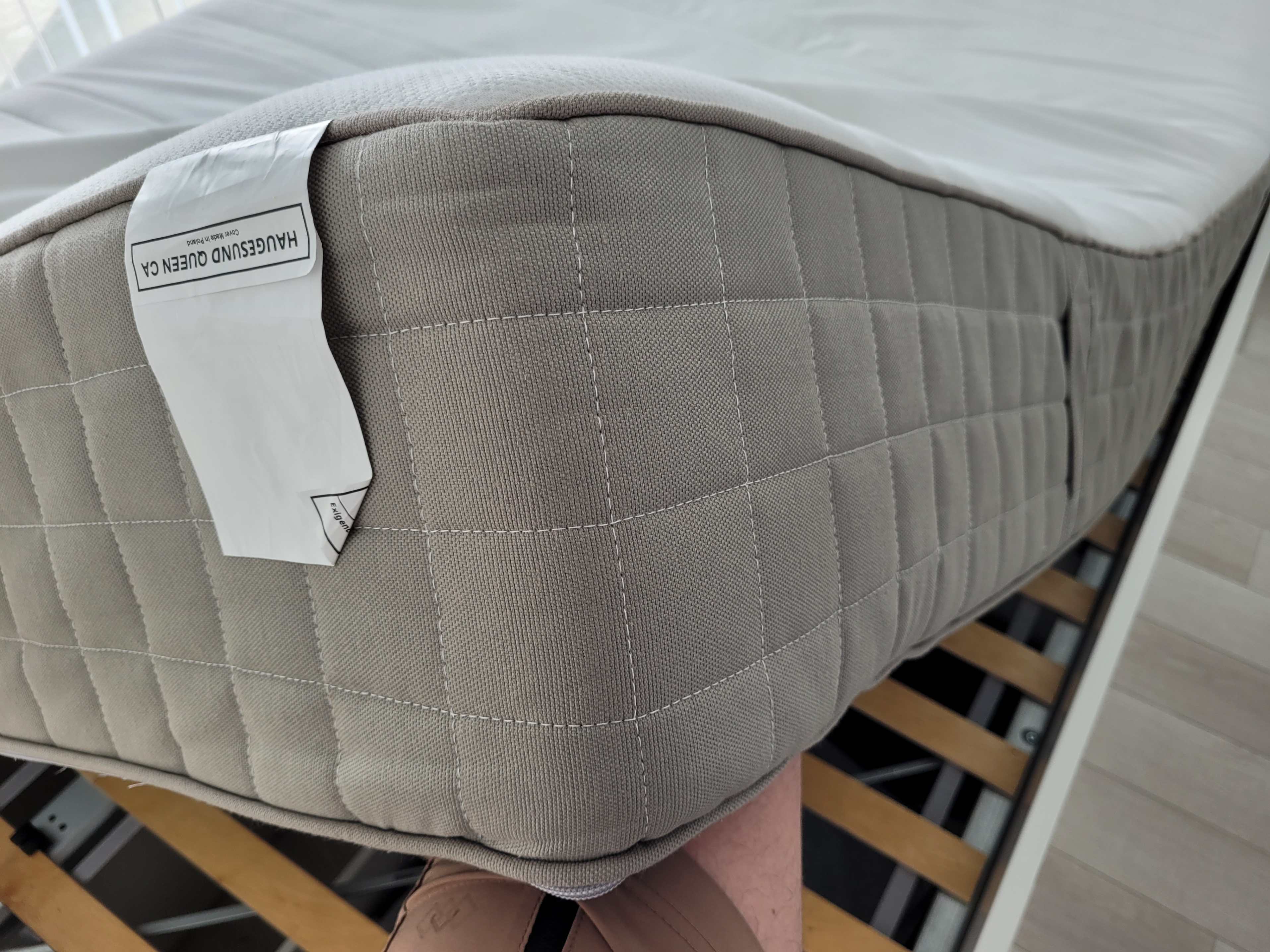 IKEA Queen Mattress HAUGESUND Smoke/Pet Free Available 28th Apr. - photo 3