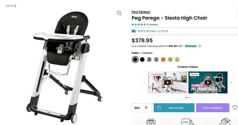 Kids high chair - photo 3