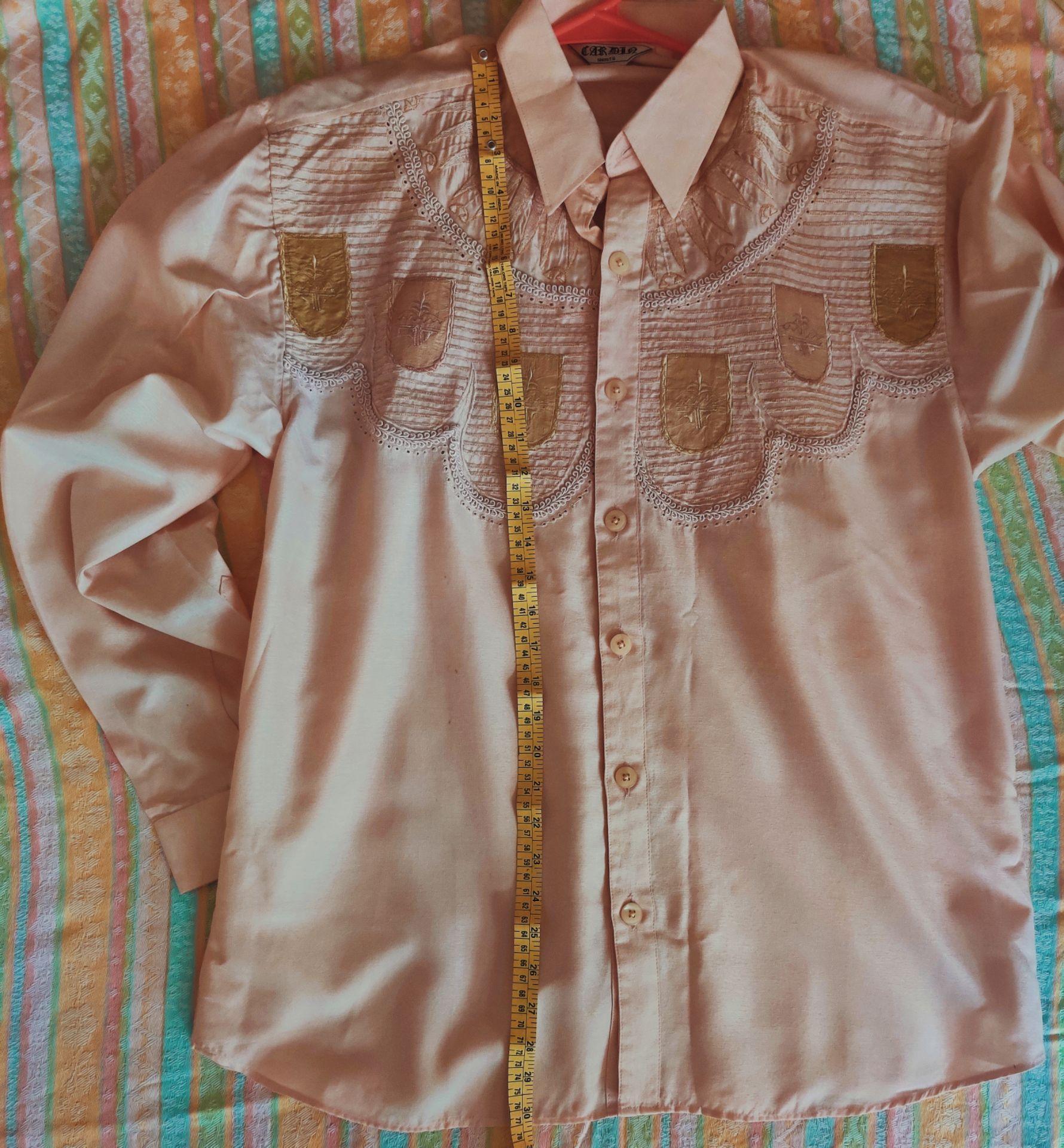 Elara Long Sleeve Button-Up Shirt - Pink - photo 4