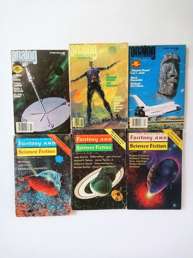 vintage Analog / Magazine of Fantasy and Science Fiction mags!