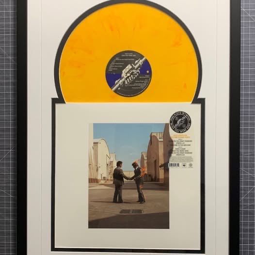 PINK FLOYD - Wish You Were Here Yellow Flame Vinyl Display