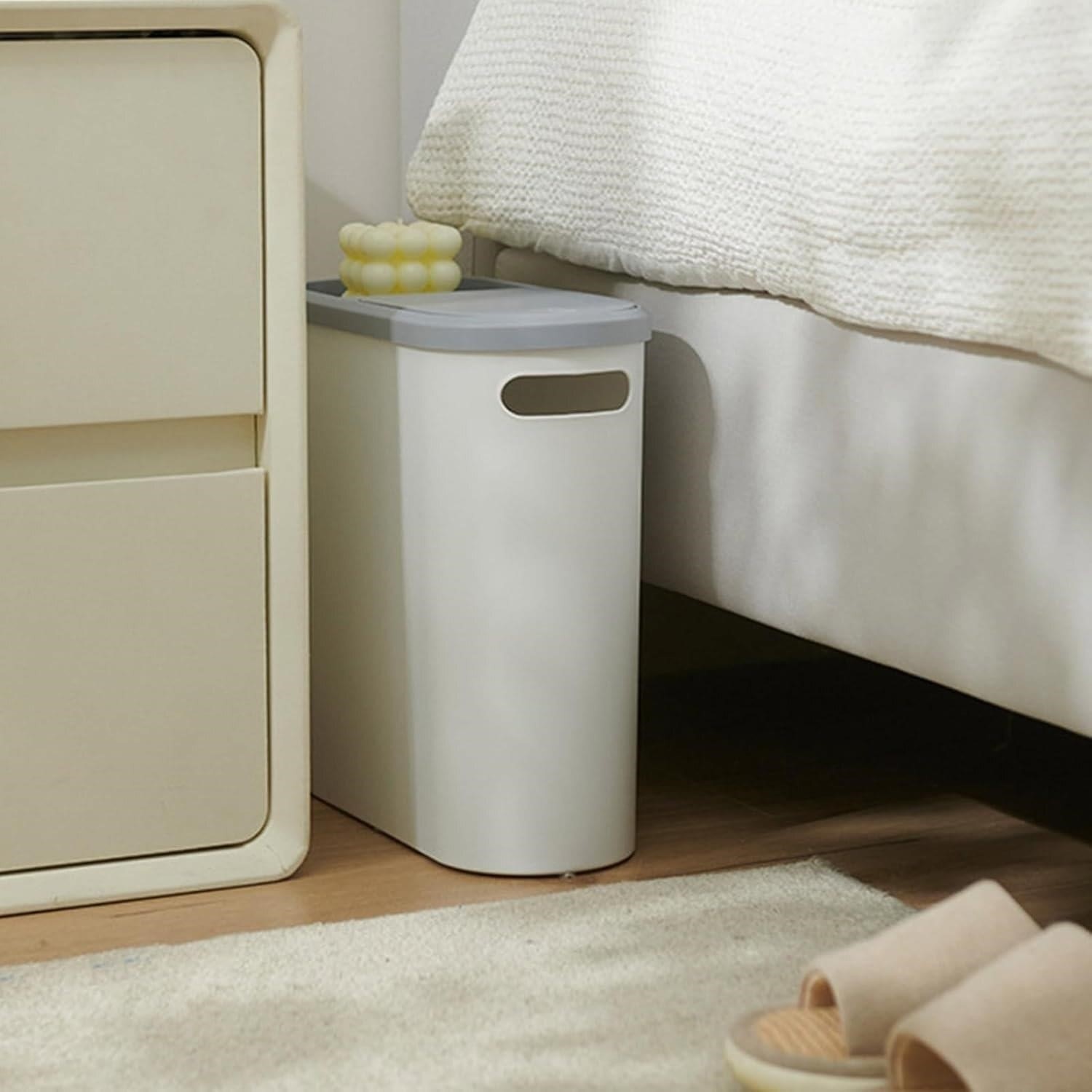 Slim Trash Can with Lid - photo 5