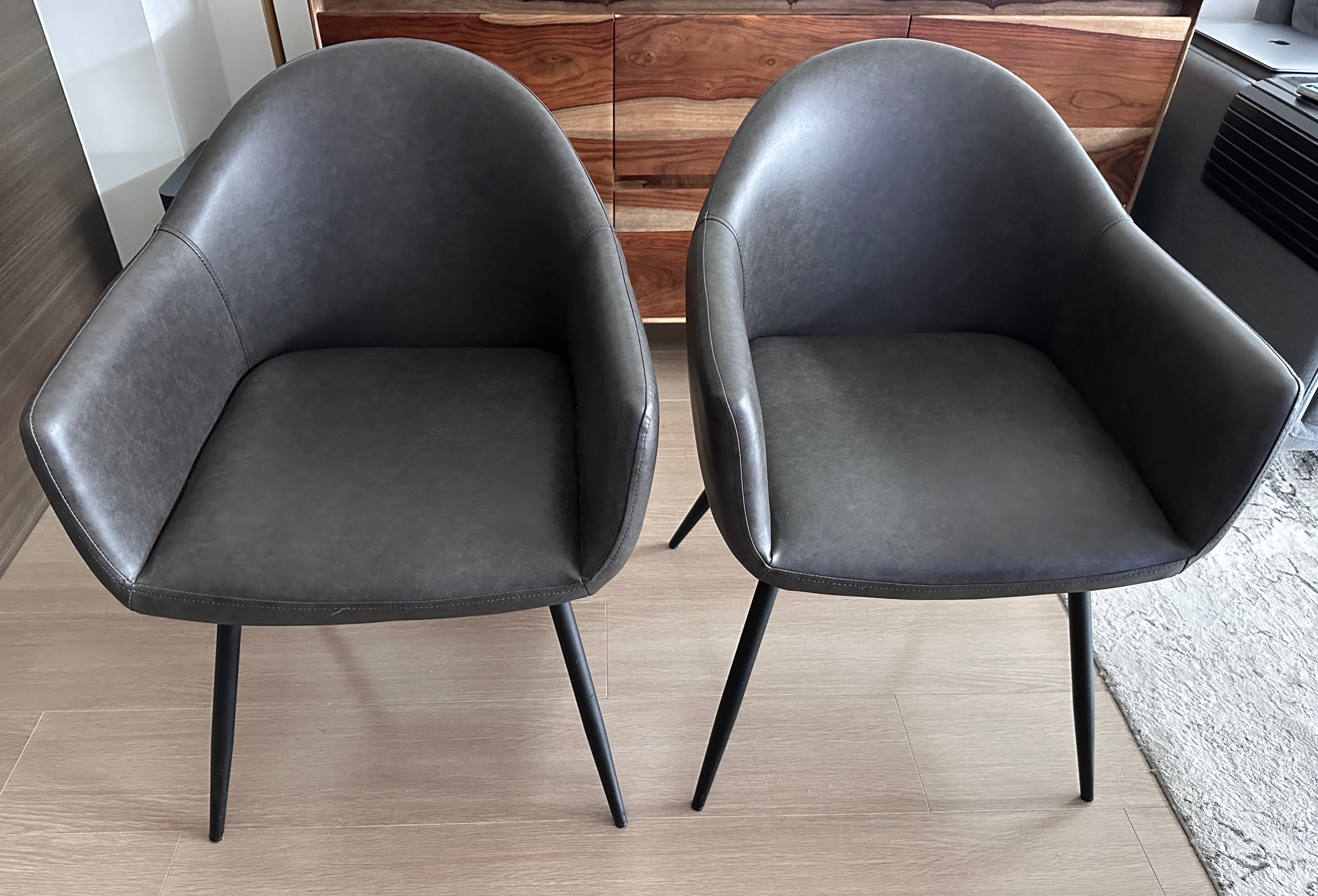 Set of two dining/accent chairs