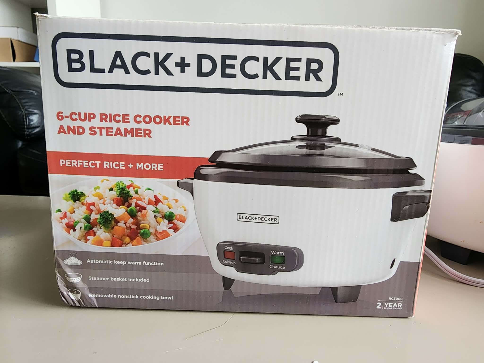 Black + Decker Rice Cooker - 6 Cup - photo 3