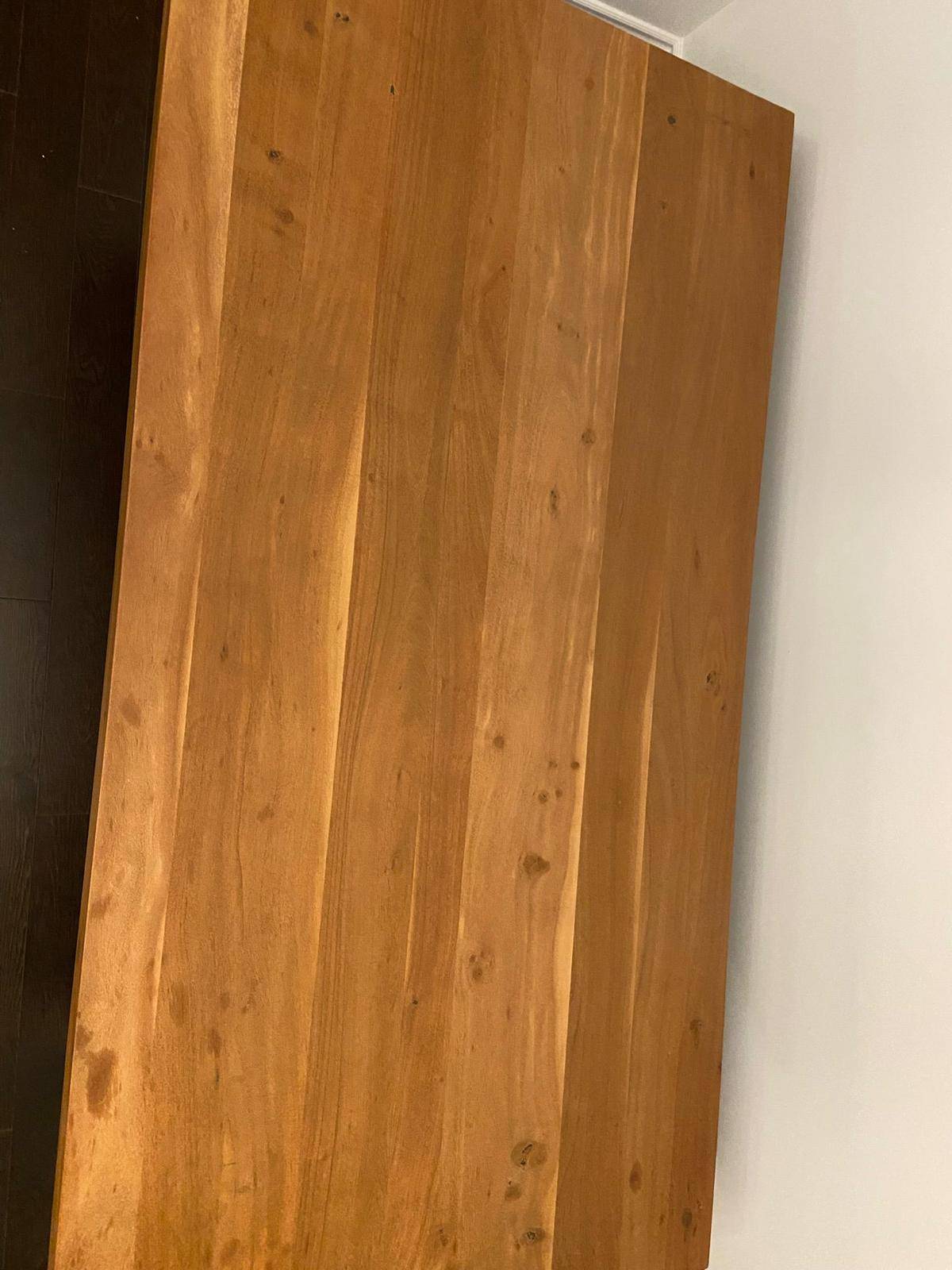 Solid Wood Dining Table – Modern Rustic Look - photo 2