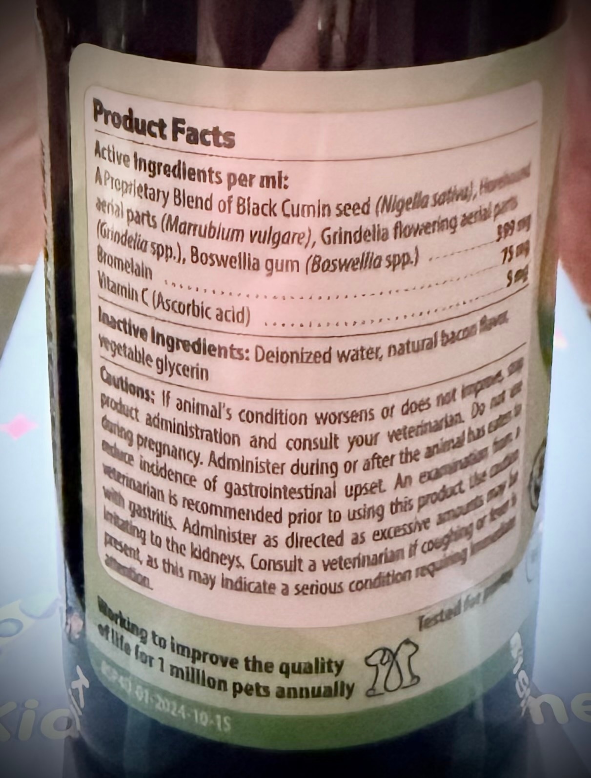SEALED:  Pet Wellbeing Respir-Gold for Dogs - photo 2