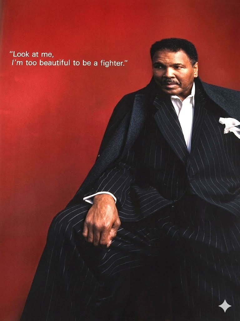 Muhammad Ali A&E Biography Club Promotional Poster Circa 1998 - photo 2