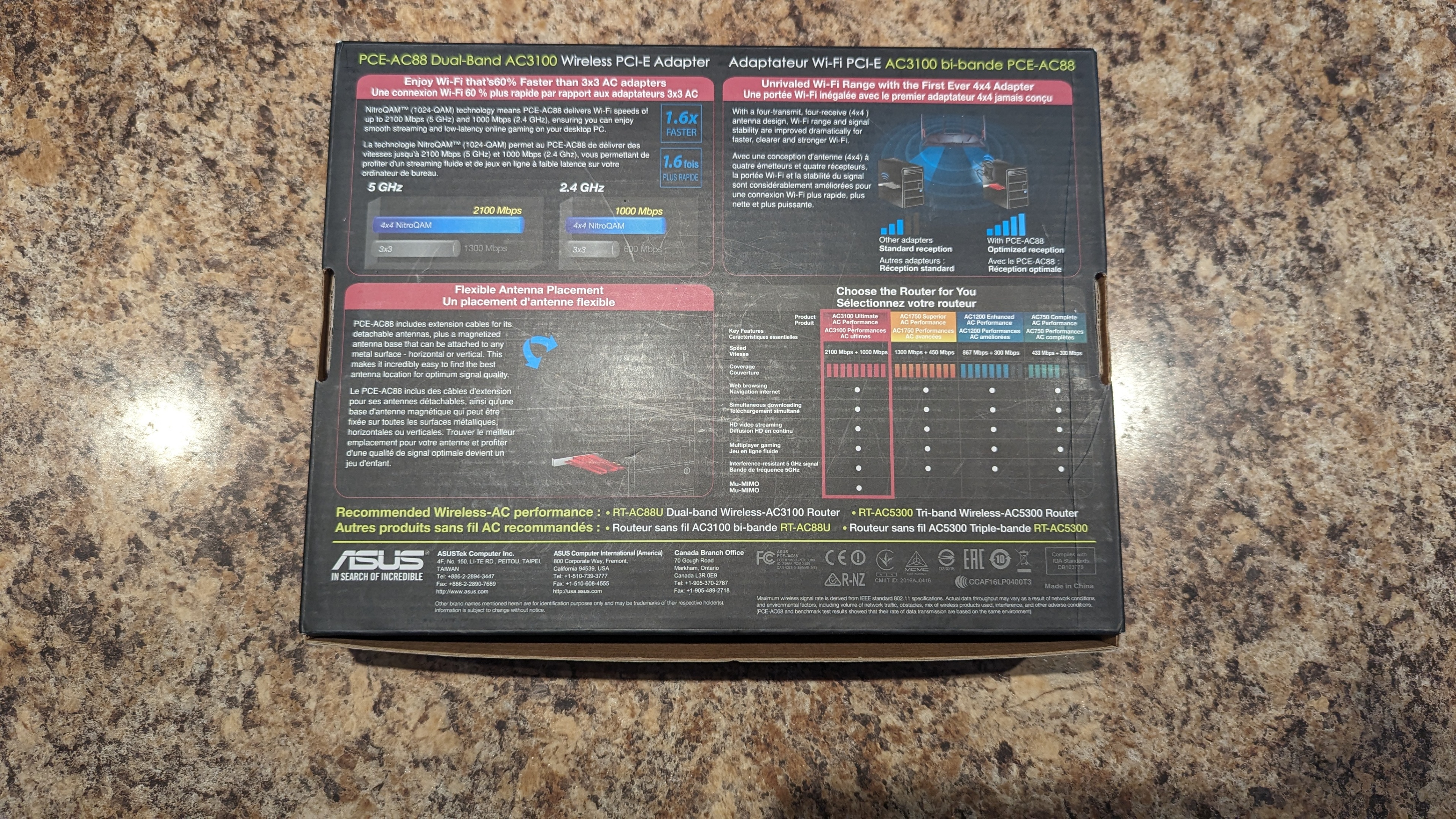 ASUS PCE-AC88 Dual-Band AC3100 Wi-Fi PCIe Adapter - photo 2