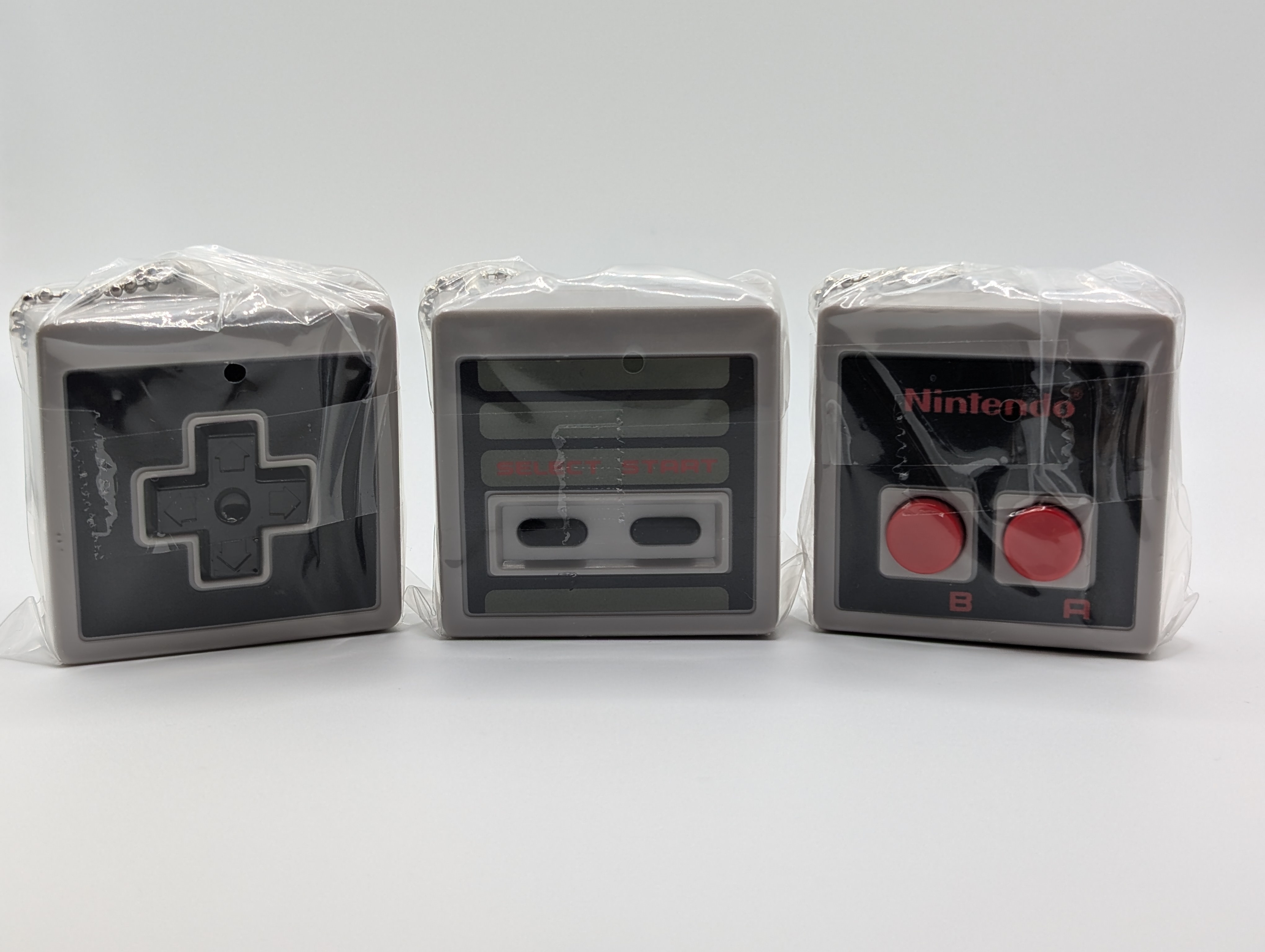 Nintendo Capsule Toy Controller Button Key Chain NES