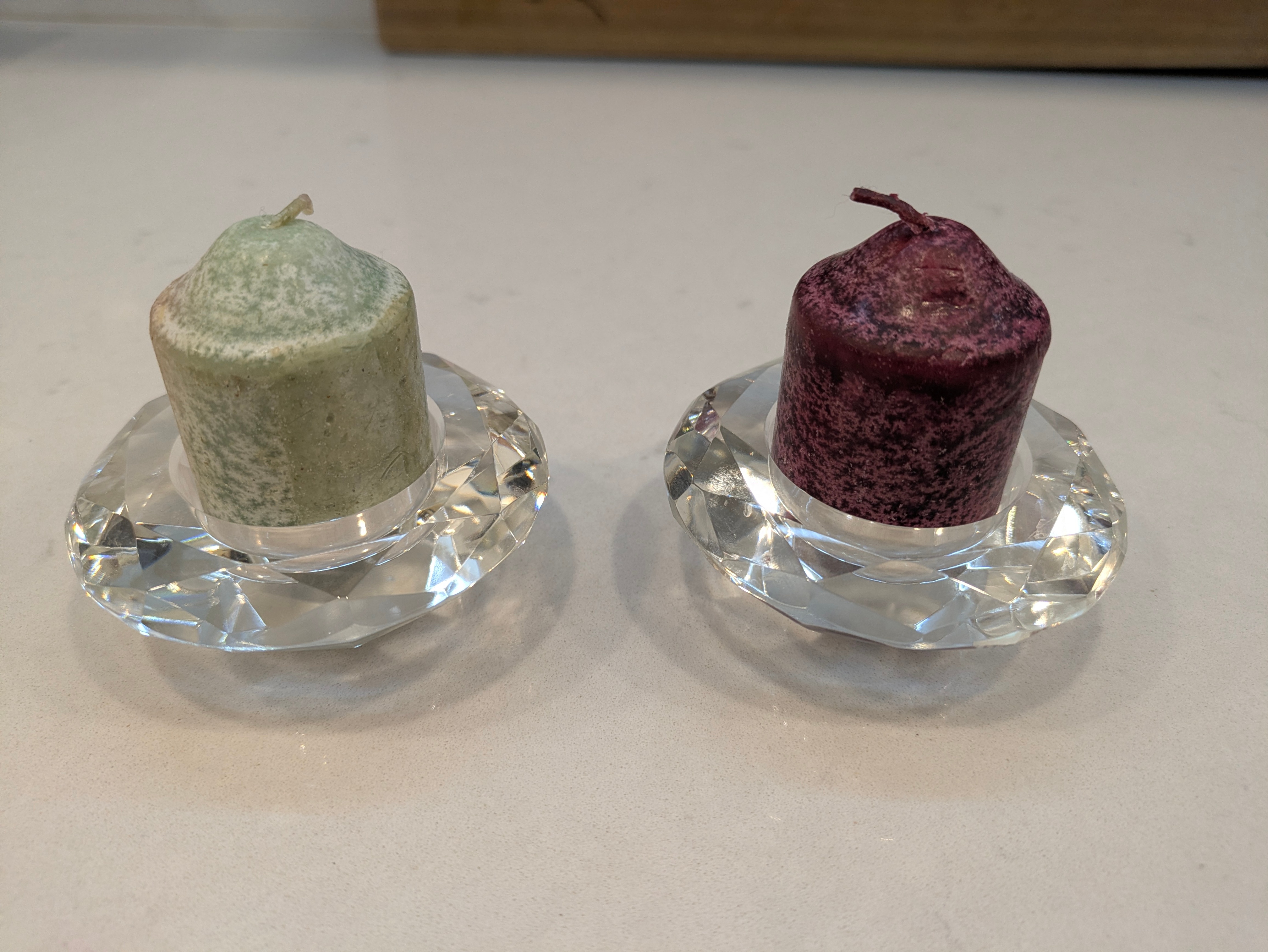 Glass Candle Holders