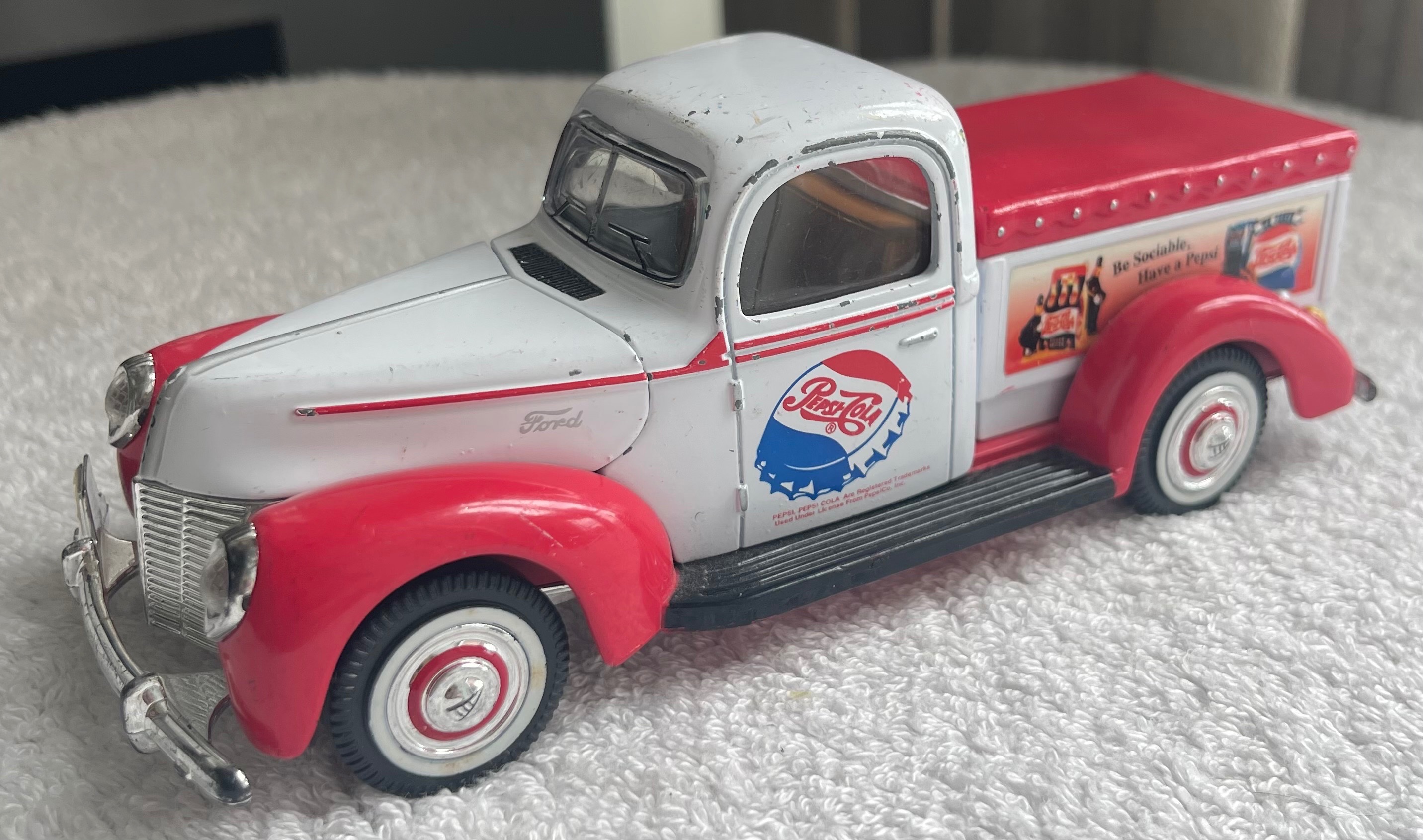 7" Pepsi-Cola Diecast 1940 Ford Truck