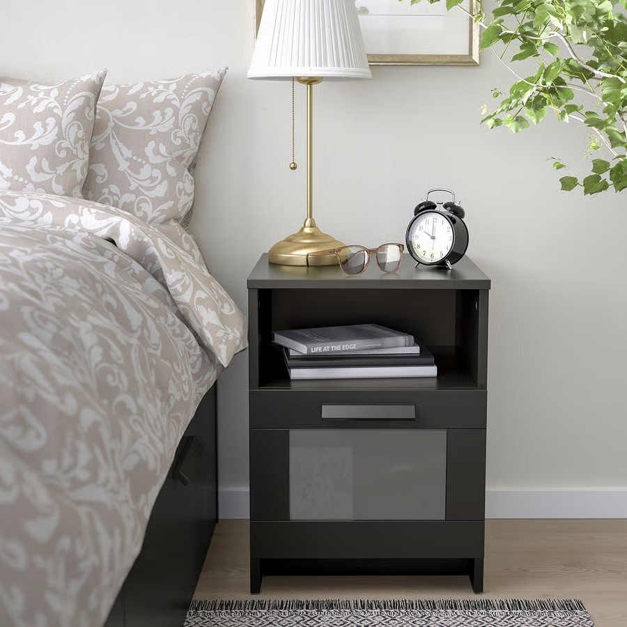 BRIMNES Nightstand (Black - Set of 2) - photo 3