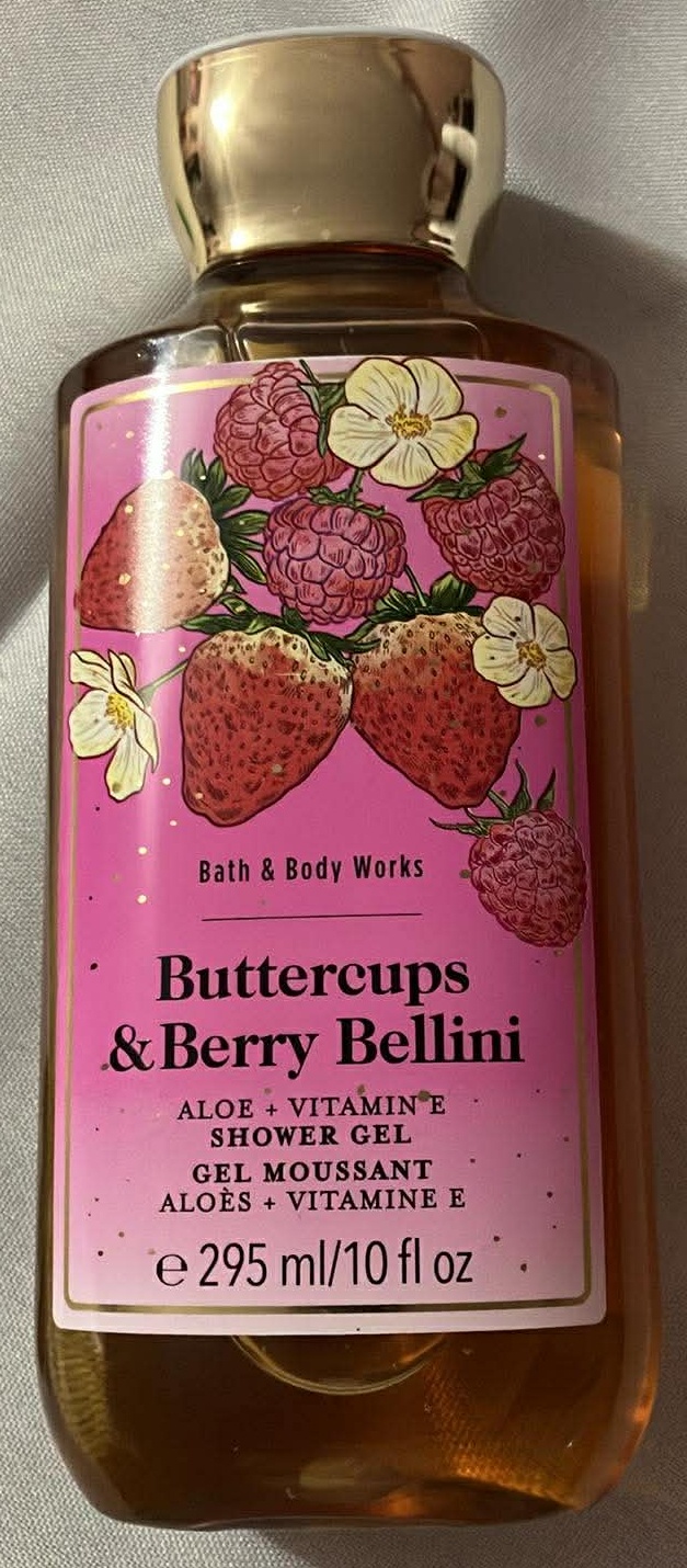 Bath & Body Works Buttercups & Berry Bellini Shower Gel (New)