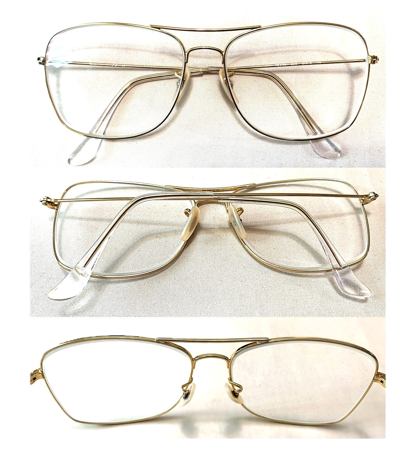 Ray-Ban RB 6498 Gold Aviator Eyeglasses 57/15 - photo 3