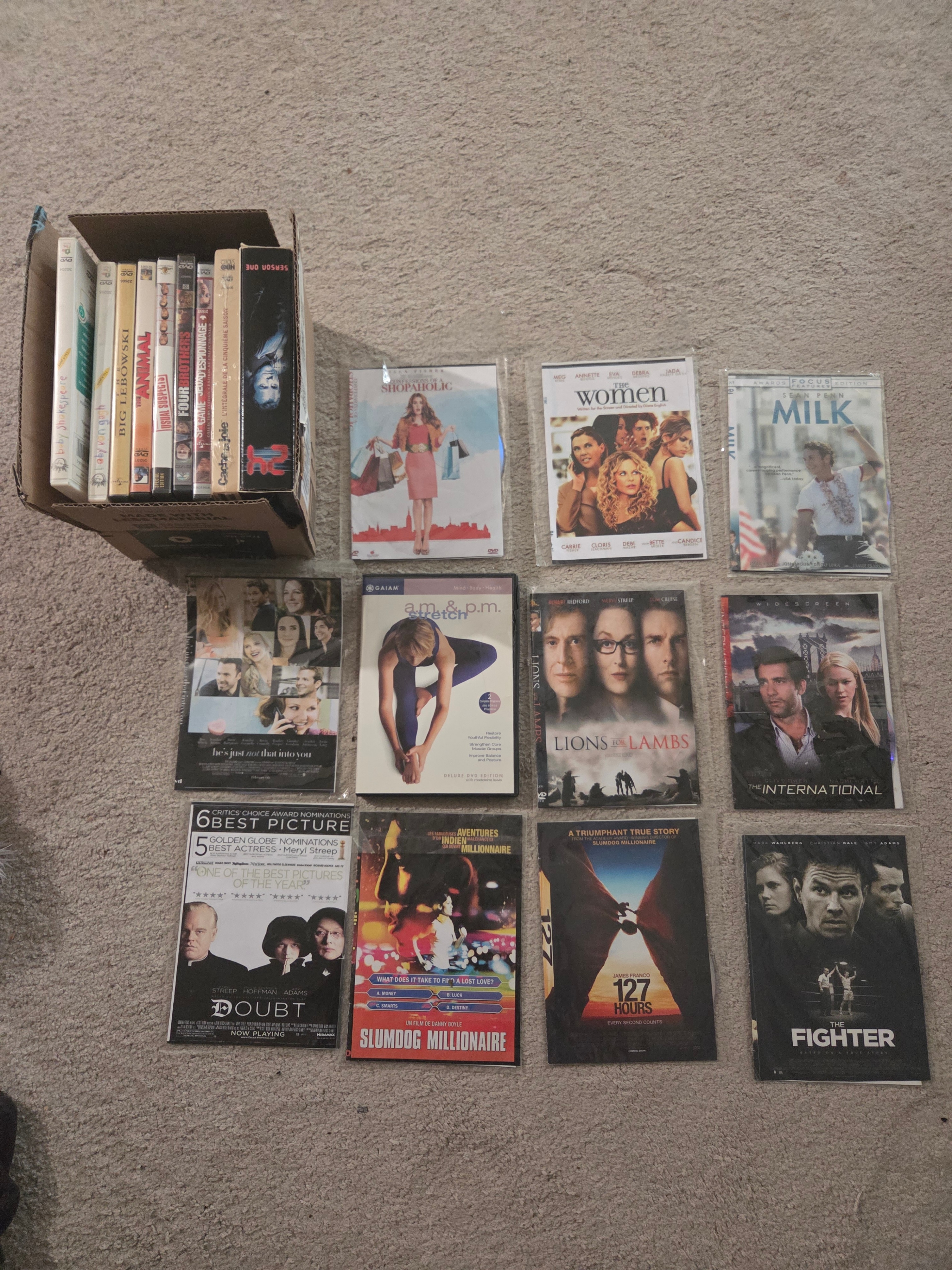 Cheap DVD Movies & Programs, Original Packaging, 5 for $10