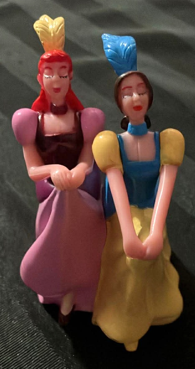 Disney Cinderella Stepsisters Anastasia and Drizella Toy Figure