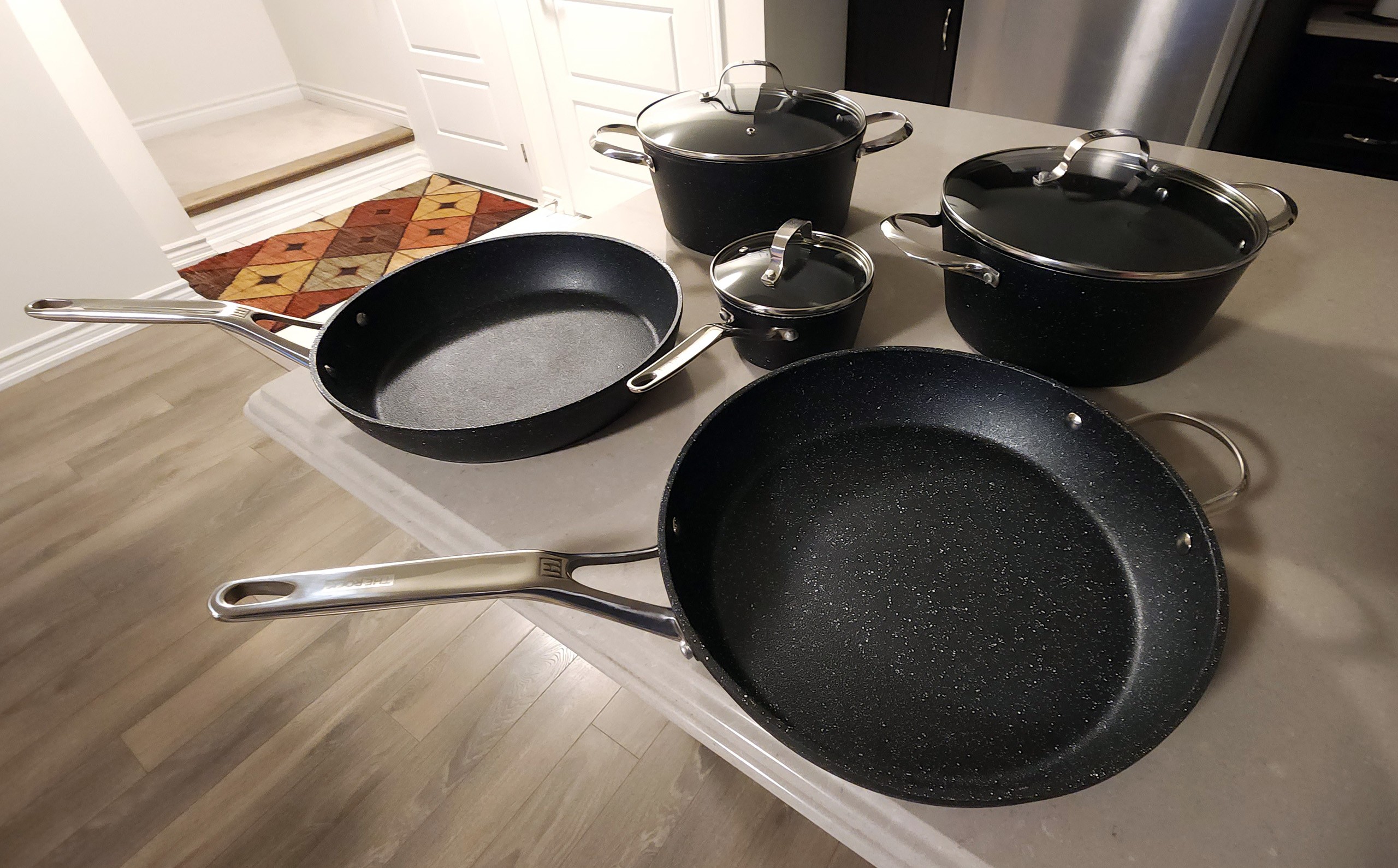 10-Piece - Heritage The Rock Forged Non-Stick Cookware Set
